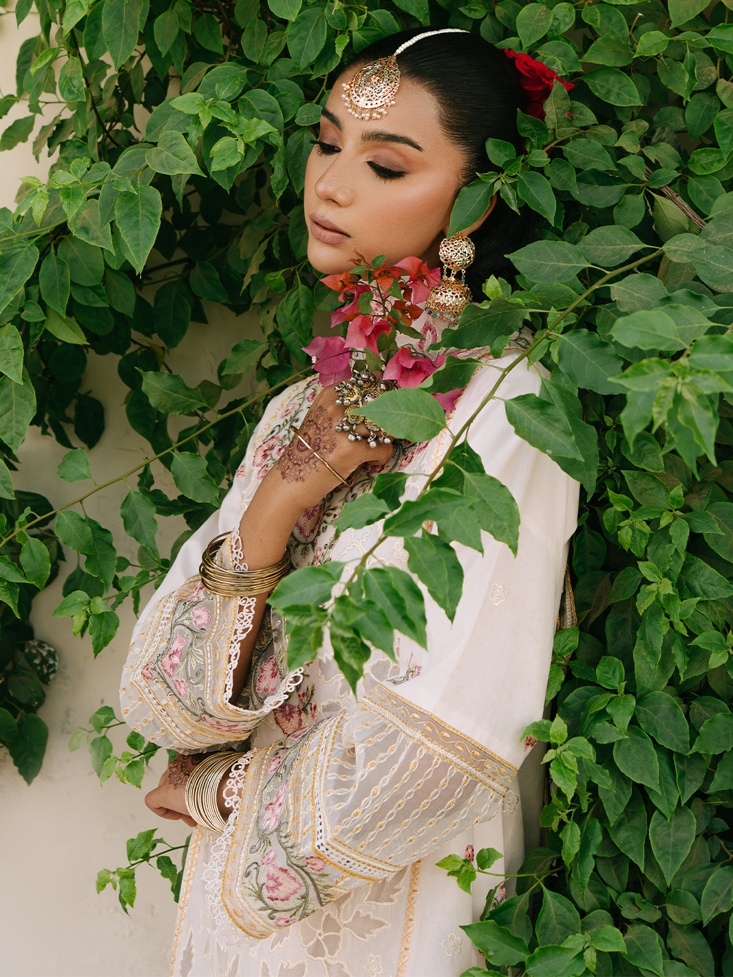 Mahnur | Shanaya Luxury Lawn 25 | Elnaz by Mahnur - Designer Dress - Type: Ladies Clothes - Available at Libayah - 100% Original