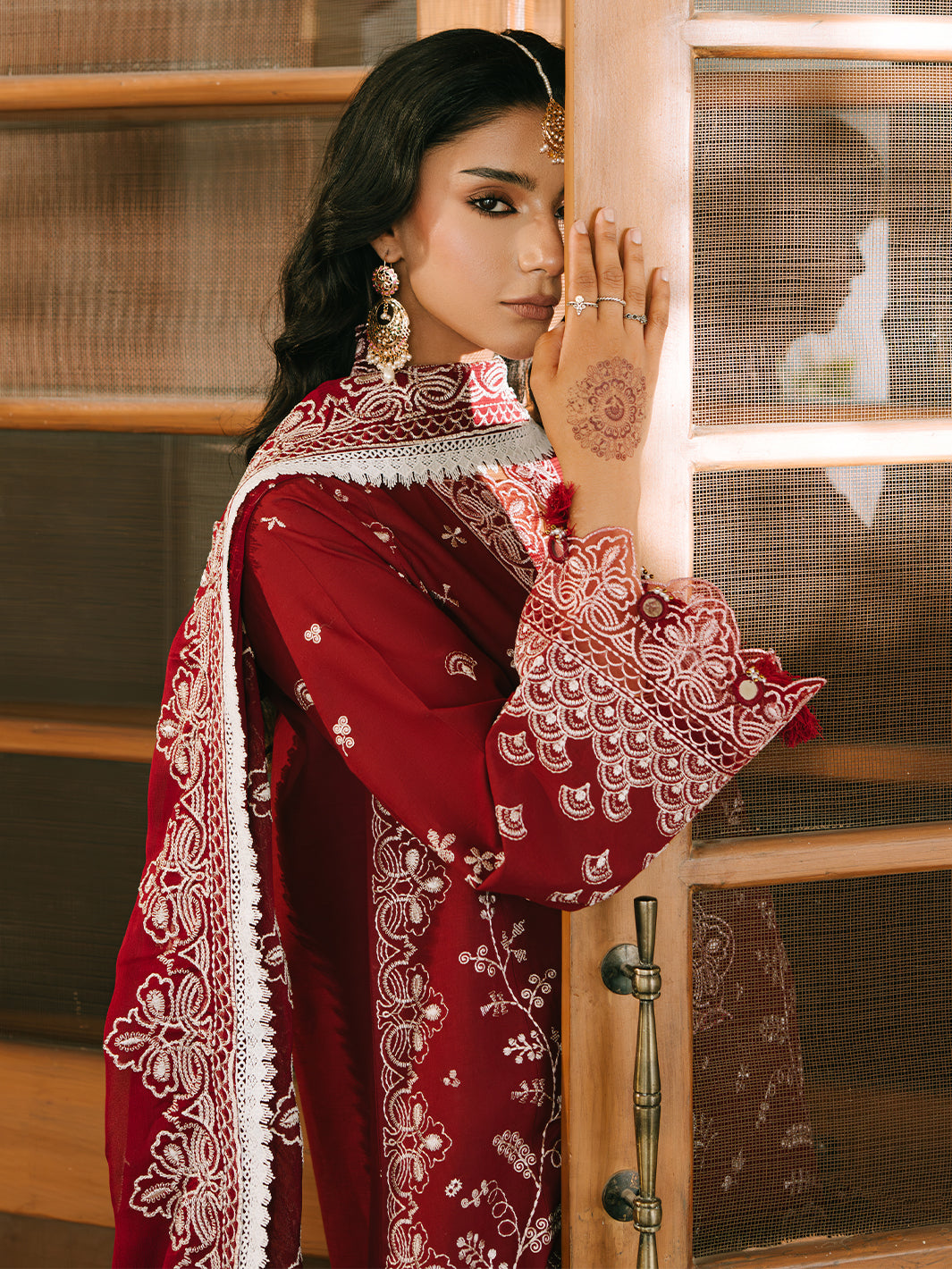 Mahnur | Shanaya Luxury Lawn 25 | Mehrosh by Mahnur - Designer Dress - Type: Ladies Clothes - Available at Libayah - 100% Original
