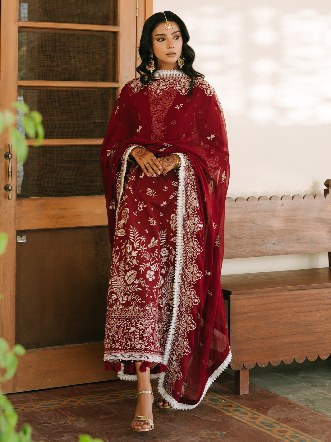 Mahnur | Shanaya Luxury Lawn 25 | Mehrosh by Mahnur - Designer Dress - Type: Ladies Clothes - Available at Libayah - 100% Original