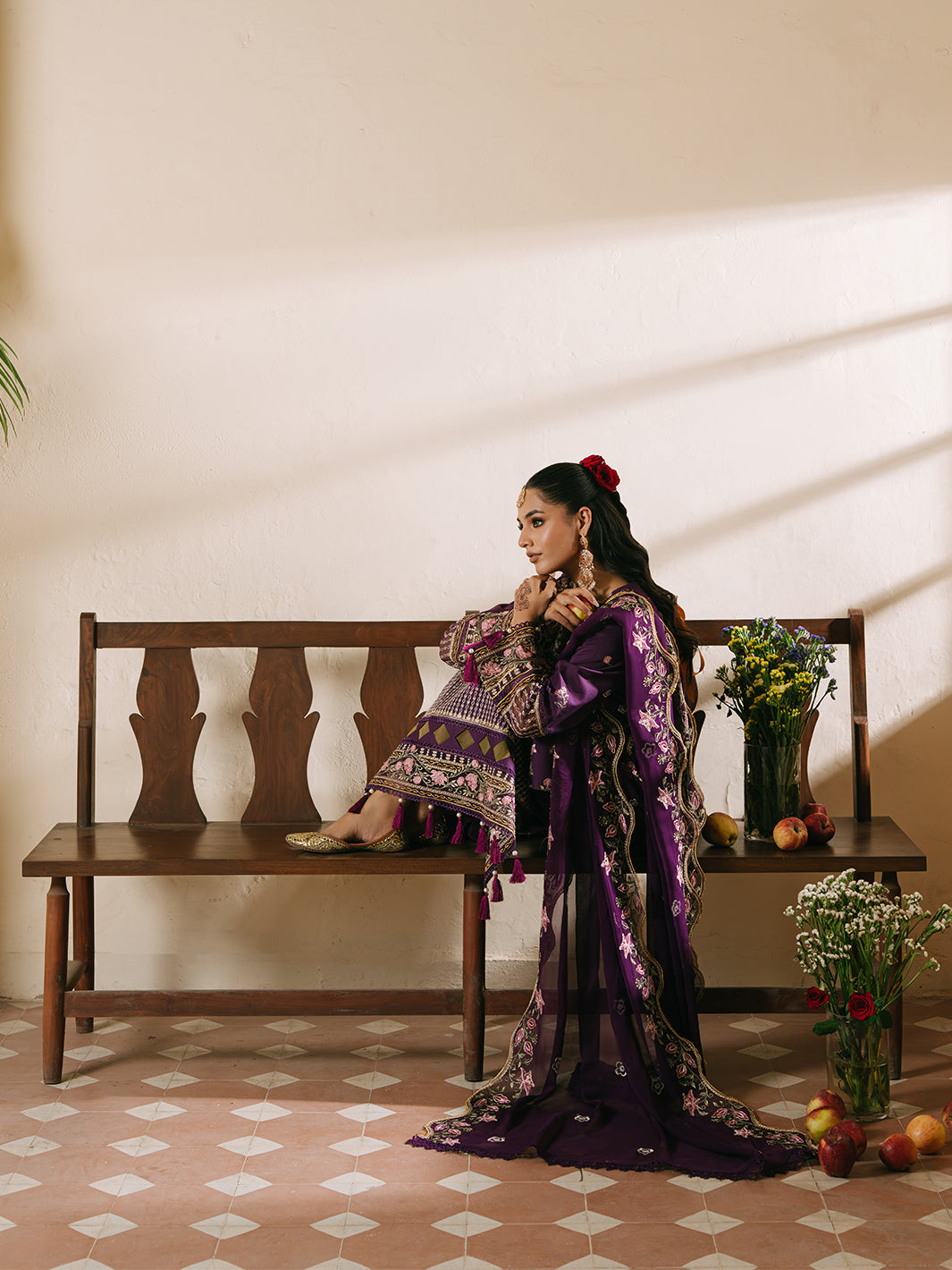 Mahnur | Shanaya Luxury Lawn 25 | Mehrunisa by Mahnur - Designer Dress - Type: Ladies Clothes - Available at Libayah - 100% Original