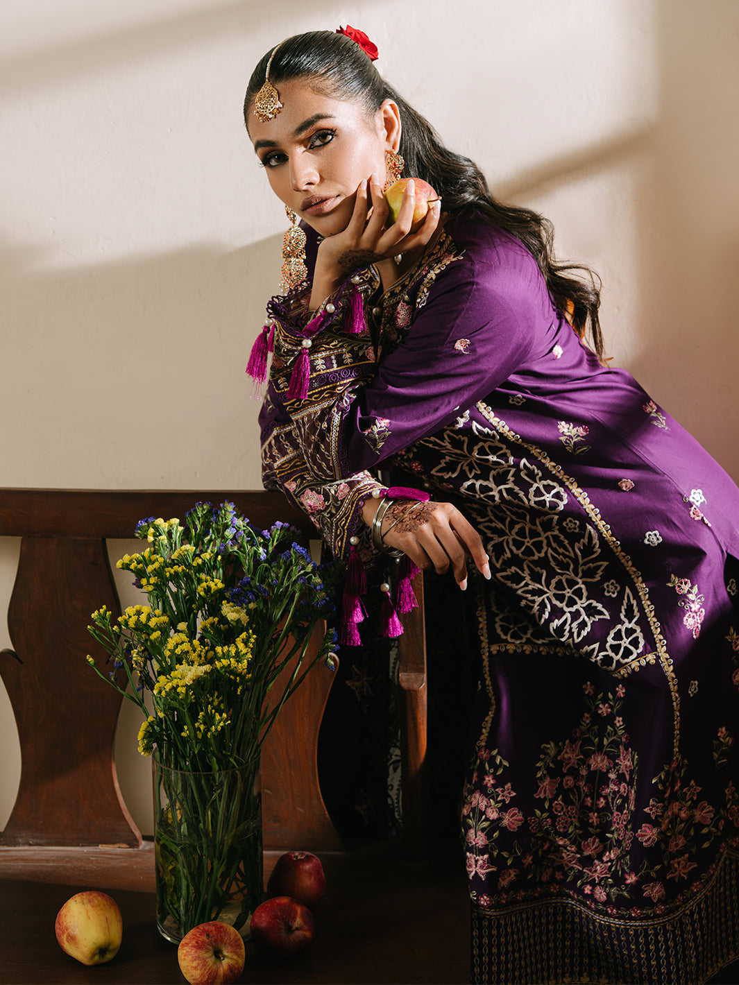 Mahnur | Shanaya Luxury Lawn 25 | Mehrunisa by Mahnur - Designer Dress - Type: Ladies Clothes - Available at Libayah - 100% Original