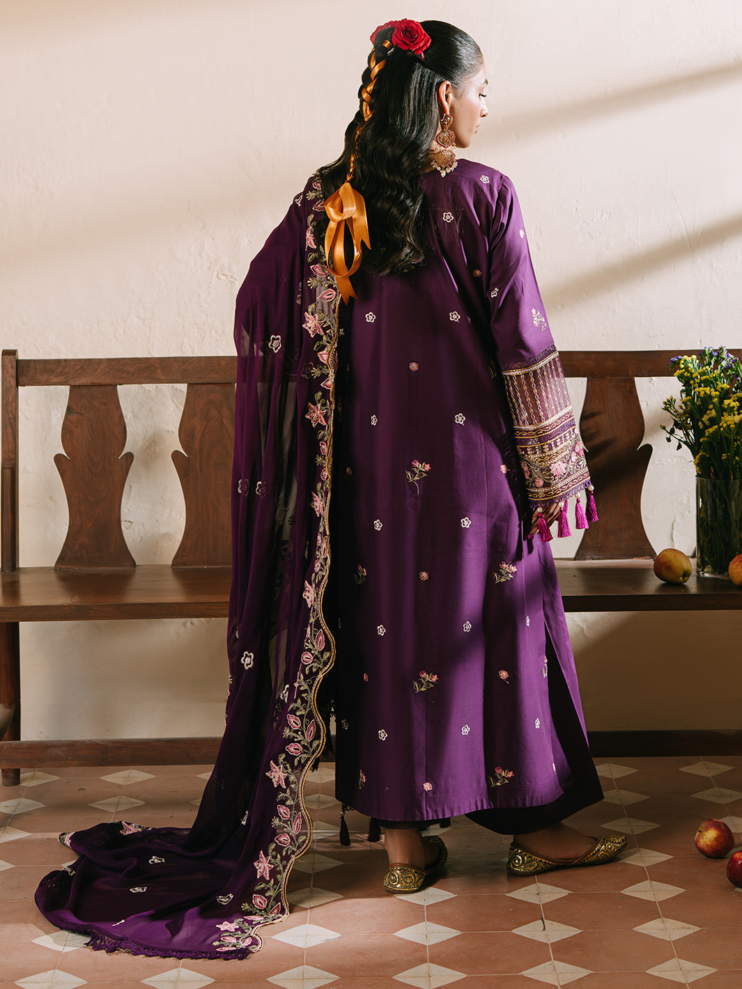 Mahnur | Shanaya Luxury Lawn 25 | Mehrunisa by Mahnur - Designer Dress - Type: Ladies Clothes - Available at Libayah - 100% Original
