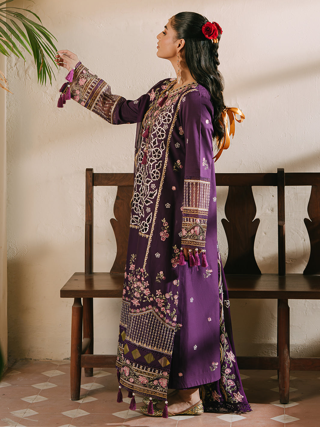 Mahnur | Shanaya Luxury Lawn 25 | Mehrunisa by Mahnur - Designer Dress - Type: Ladies Clothes - Available at Libayah - 100% Original