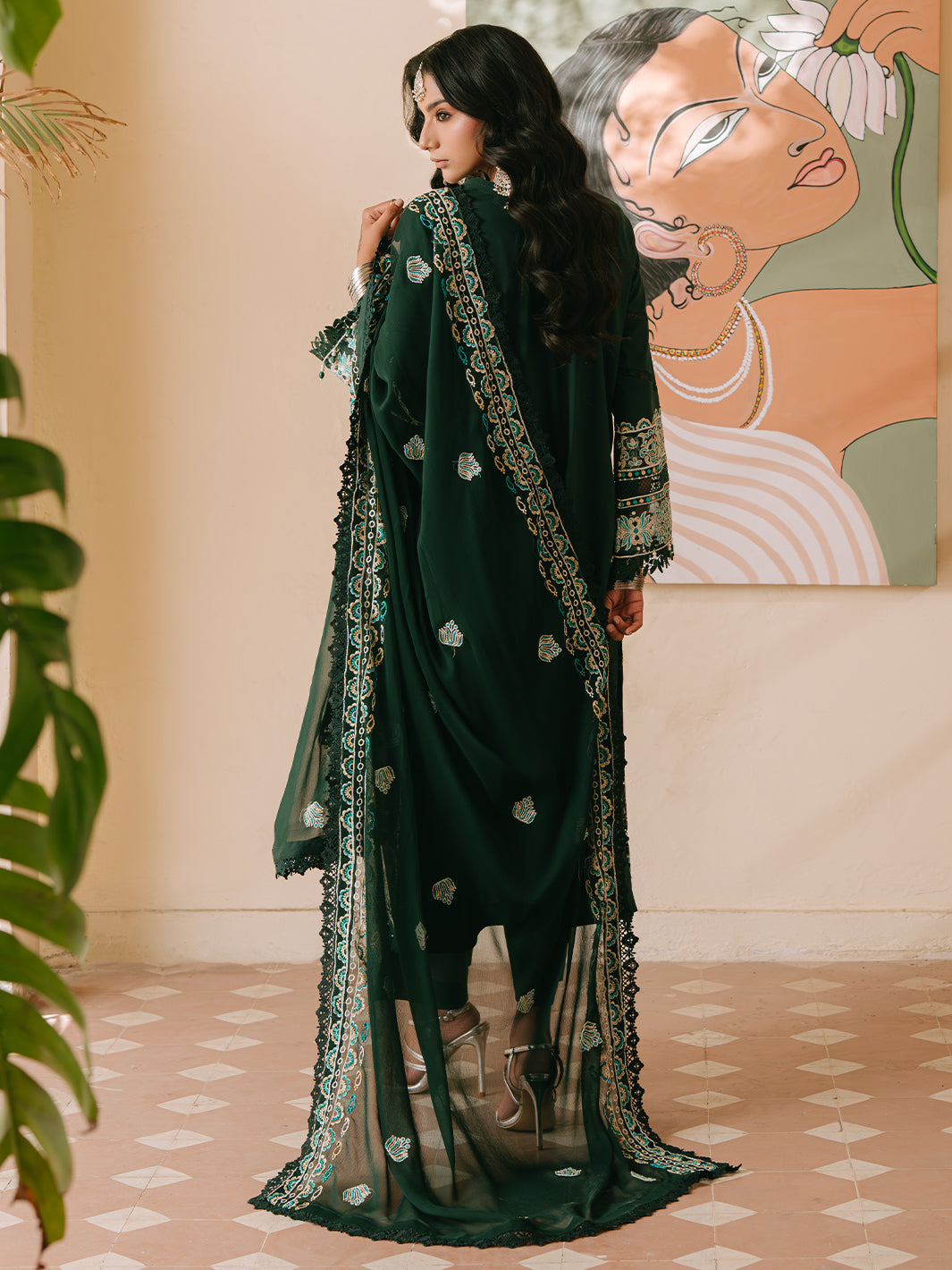 Mahnur | Shanaya Luxury Lawn 25 | Siyahgul by Mahnur - Designer Dress - Type: Ladies Clothes - Available at Libayah - 100% Original