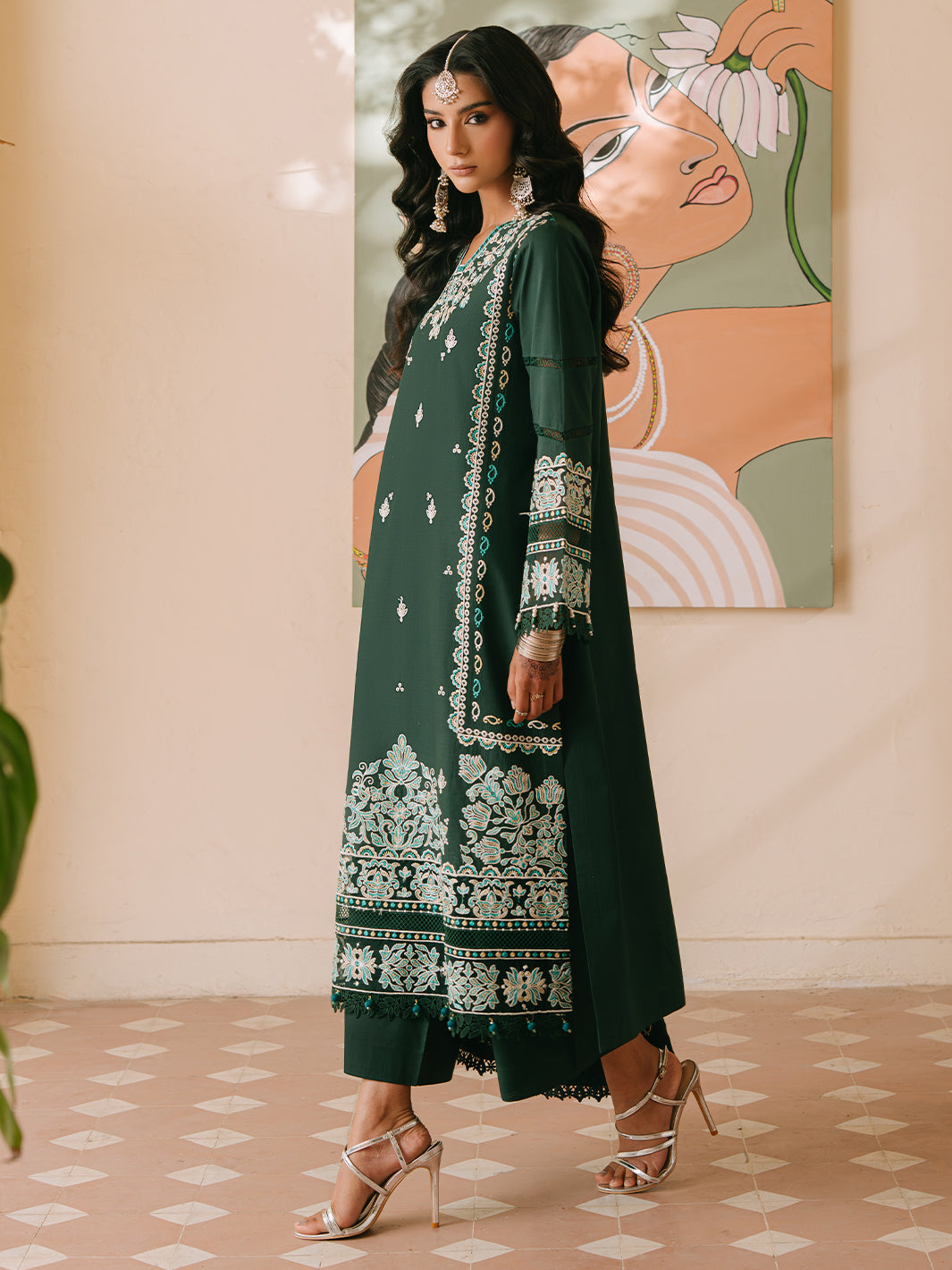Mahnur | Shanaya Luxury Lawn 25 | Siyahgul by Mahnur - Designer Dress - Type: Ladies Clothes - Available at Libayah - 100% Original