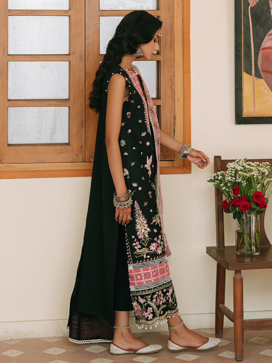 Mahnur | Shanaya Luxury Lawn 25 | Zarina by Mahnur - Designer Dress - Type: Ladies Clothes - Available at Libayah - 100% Original
