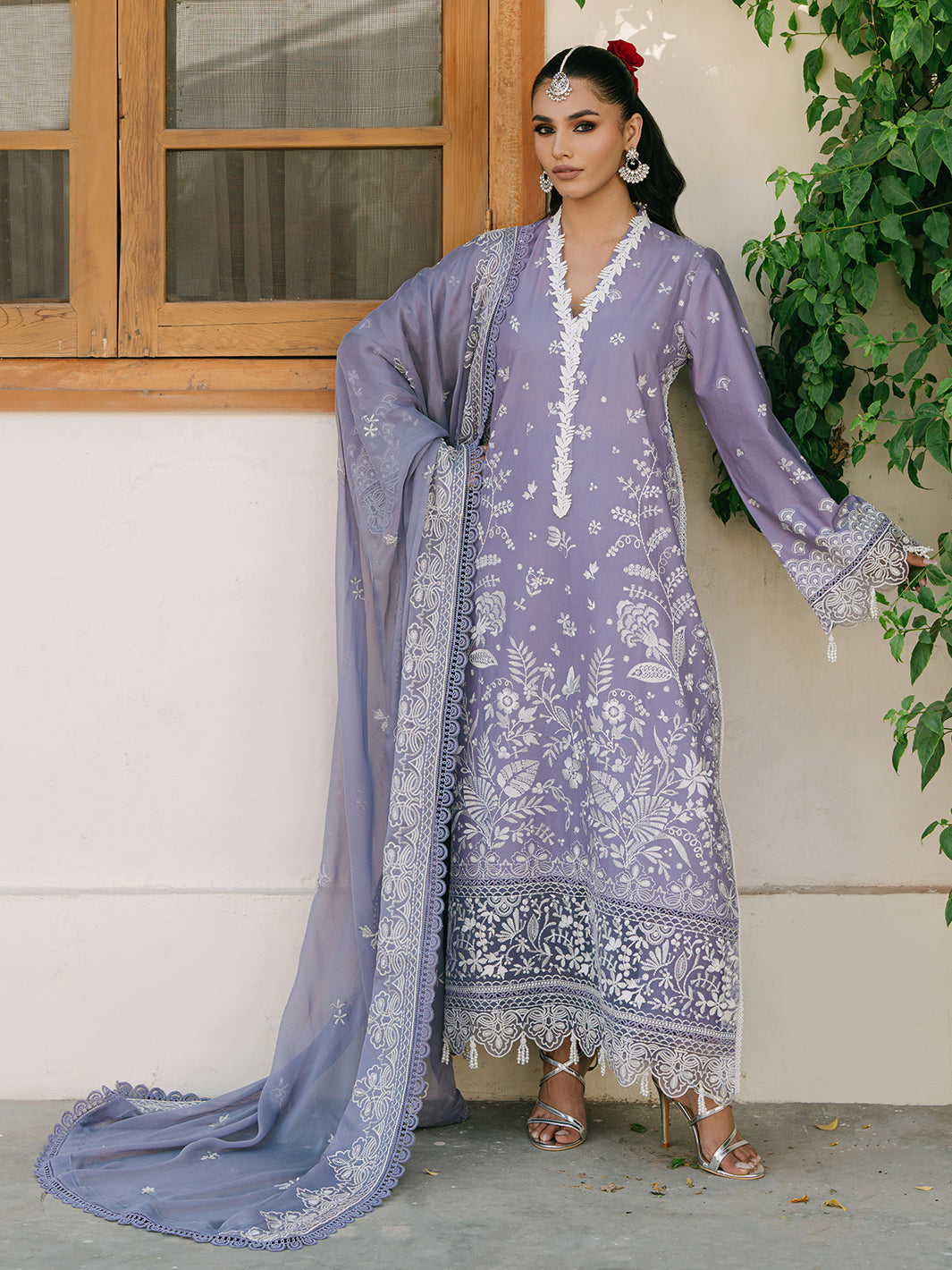 Mahnur | Shanaya Luxury Lawn 25 | Zoee by Mahnur - Designer Dress - Type: Ladies Clothes - Available at Libayah - 100% Original