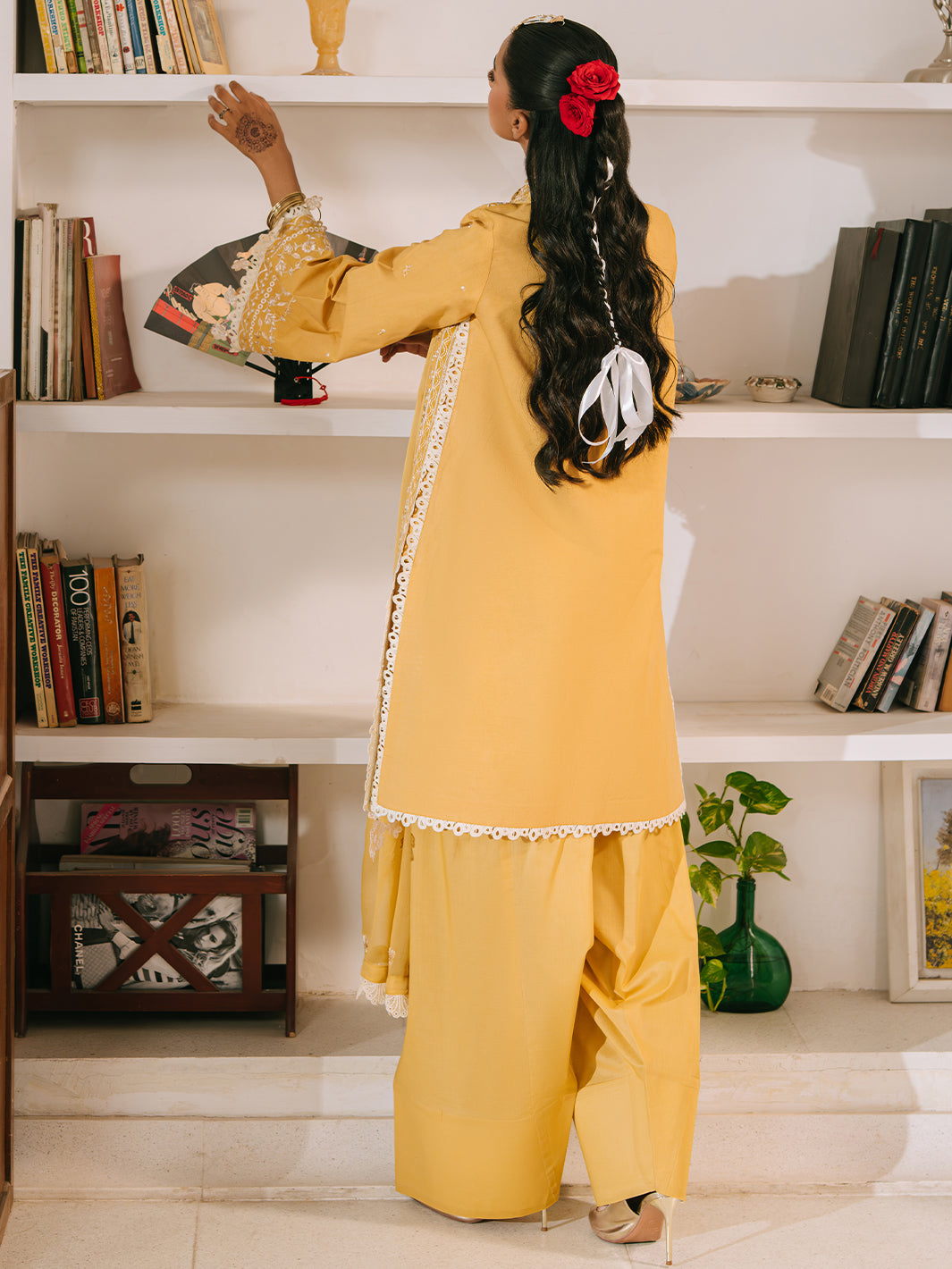 Mahnur | Shanaya Luxury Lawn 25 | Zunaira by Mahnur - Designer Dress - Type: Ladies Clothes - Available at Libayah - 100% Original