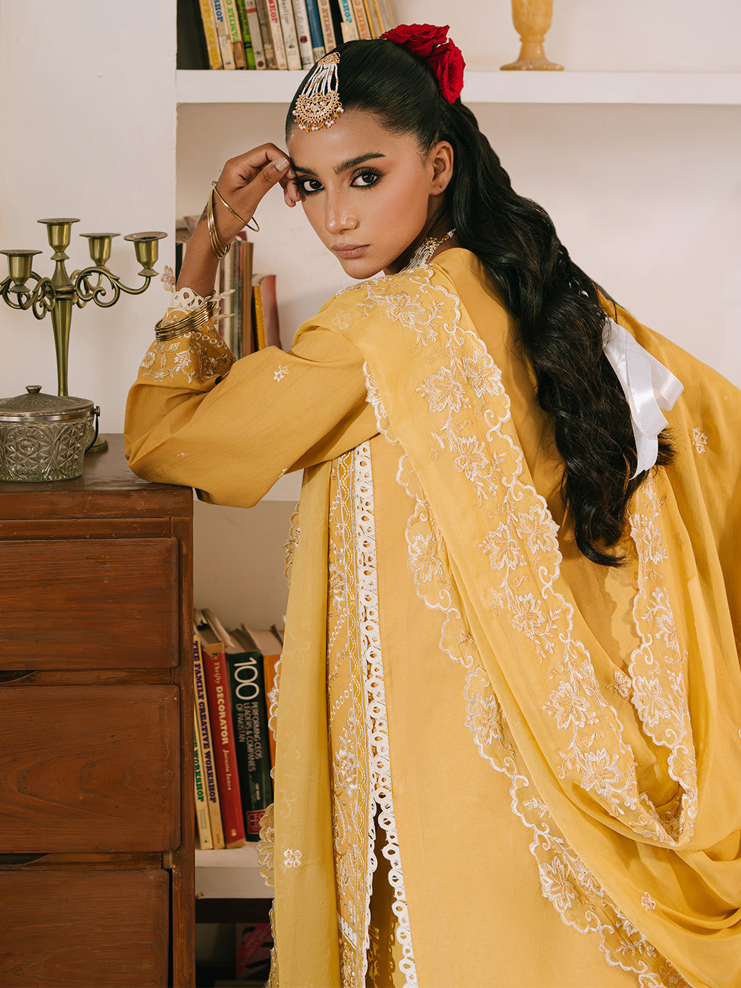 Mahnur | Shanaya Luxury Lawn 25 | Zunaira by Mahnur - Designer Dress - Type: Ladies Clothes - Available at Libayah - 100% Original