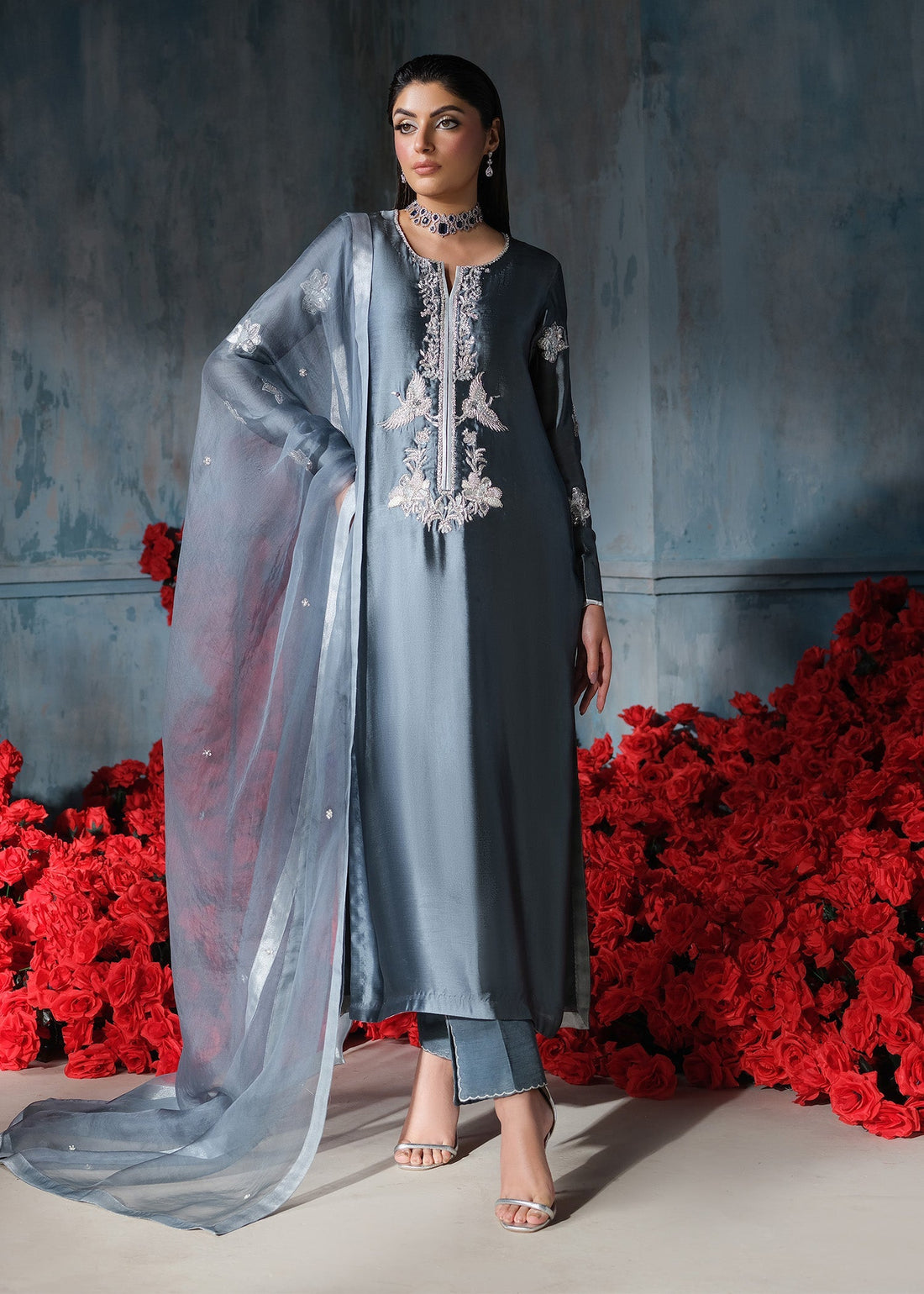 Mahum Asad | Reign Luxury Pret | Elaina by Mahum Asad - Designer Dress - Type: Ladies Clothes - Available at Libayah - 100% Original