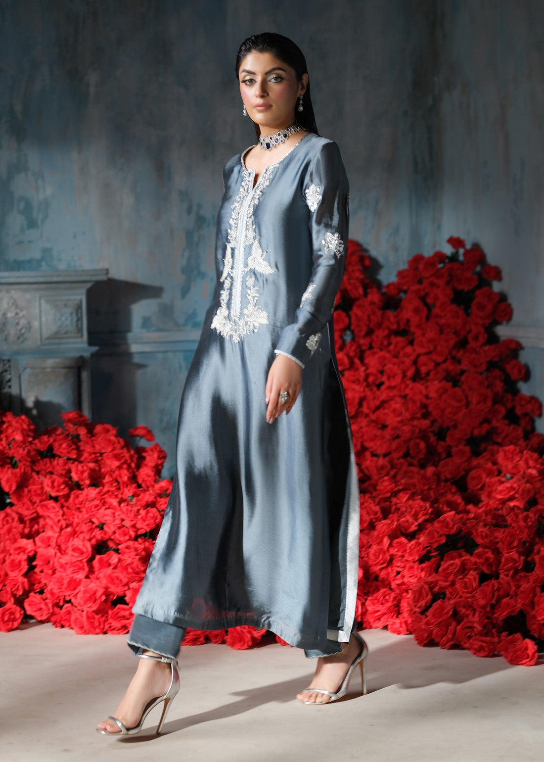 Mahum Asad | Reign Luxury Pret | Elaina by Mahum Asad - Designer Dress - Type: Ladies Clothes - Available at Libayah - 100% Original