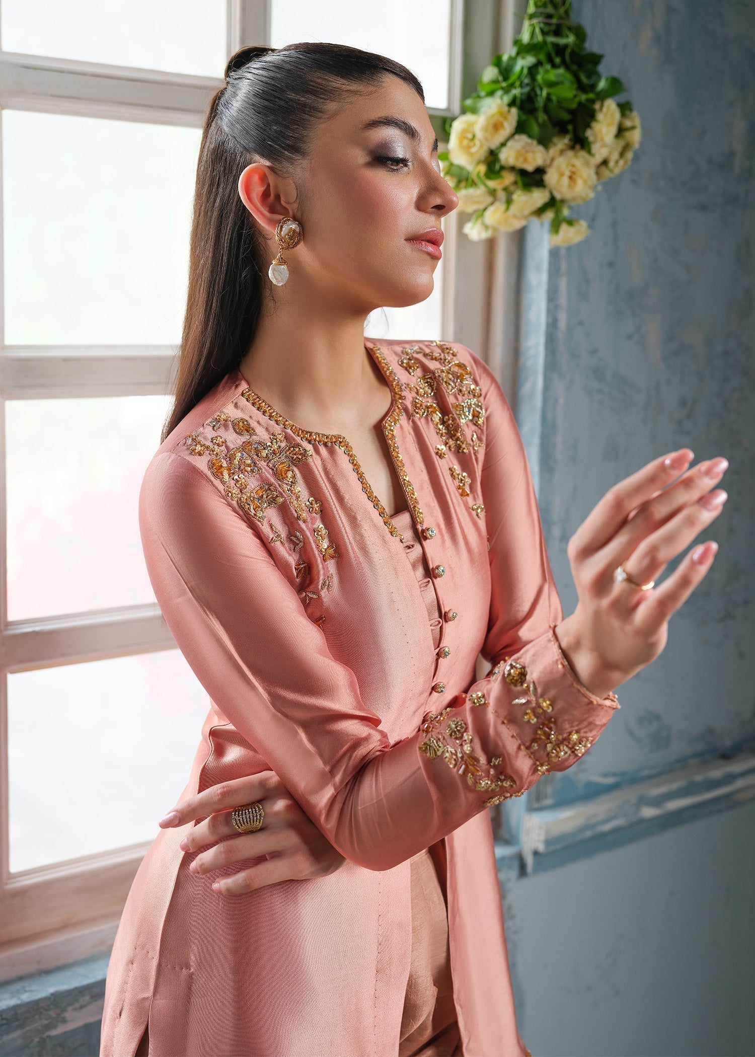 Mahum Asad | Reign Luxury Pret | Elka by Mahum Asad - Designer Dress - Type: Ladies Clothes - Available at Libayah - 100% Original