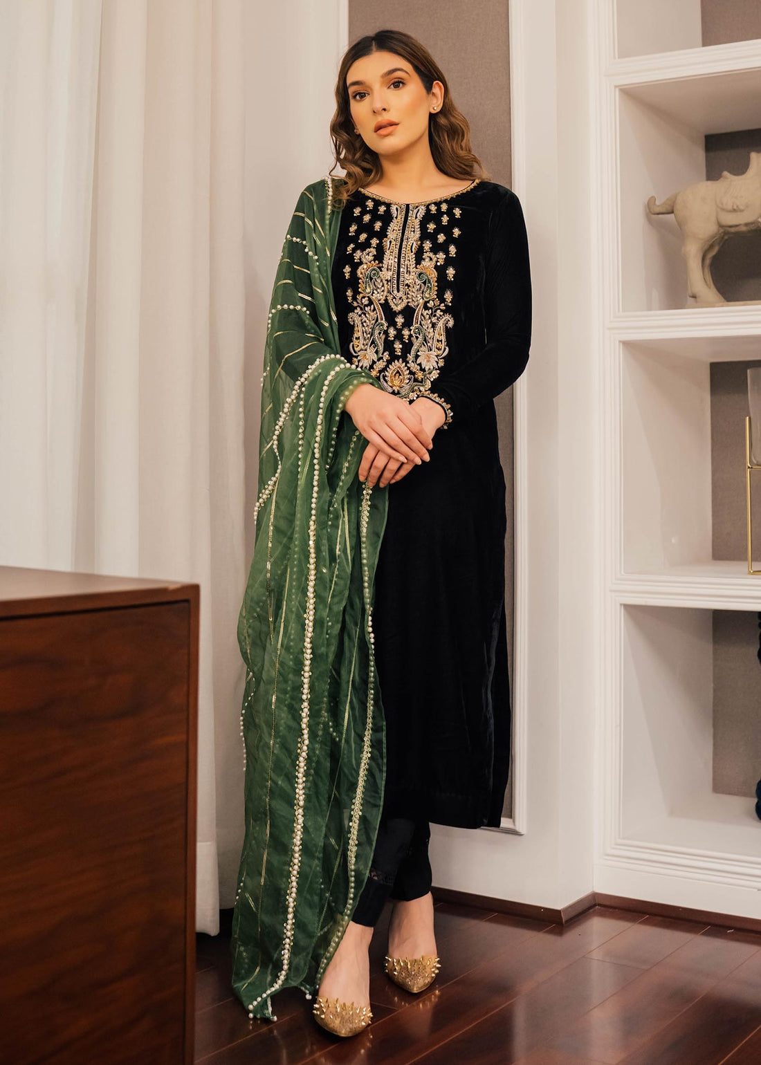 Mahum Asad | Winter Edit | Ivy by Mahum Asad - Designer Dress - Type: Ladies Clothes - Available at Libayah - 100% Original