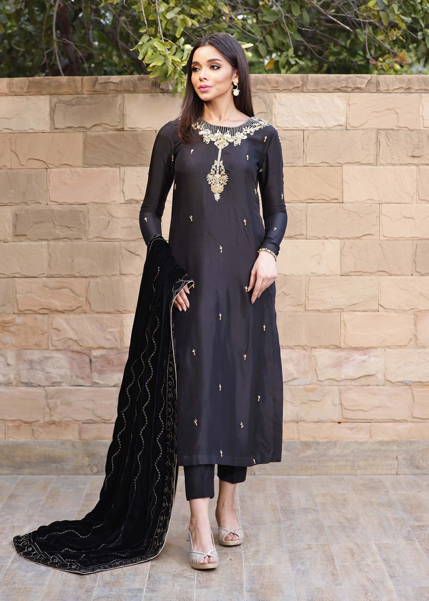 Mahum Asad | Winter Edit | ELIF by Mahum Asad - Designer Dress - Type: Ladies Clothes - Available at Libayah - 100% Original