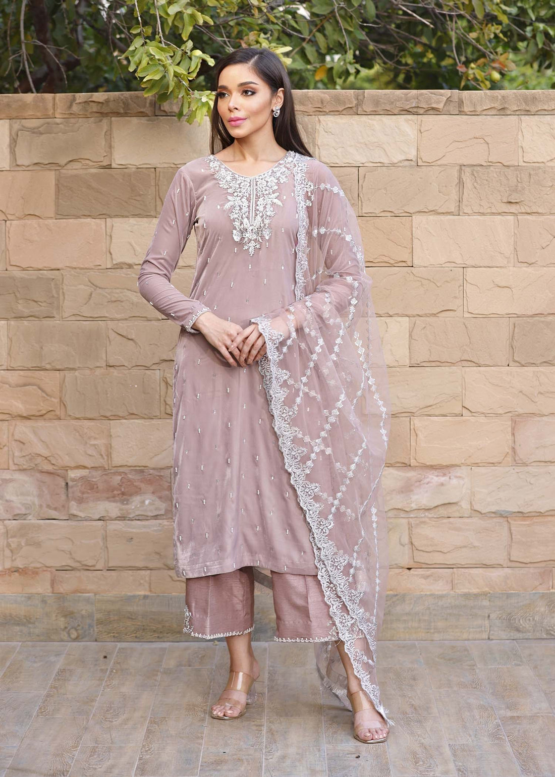Mahum Asad | Winter Edit | VIDA by Mahum Asad - Designer Dress - Type: Ladies Clothes - Available at Libayah - 100% Original