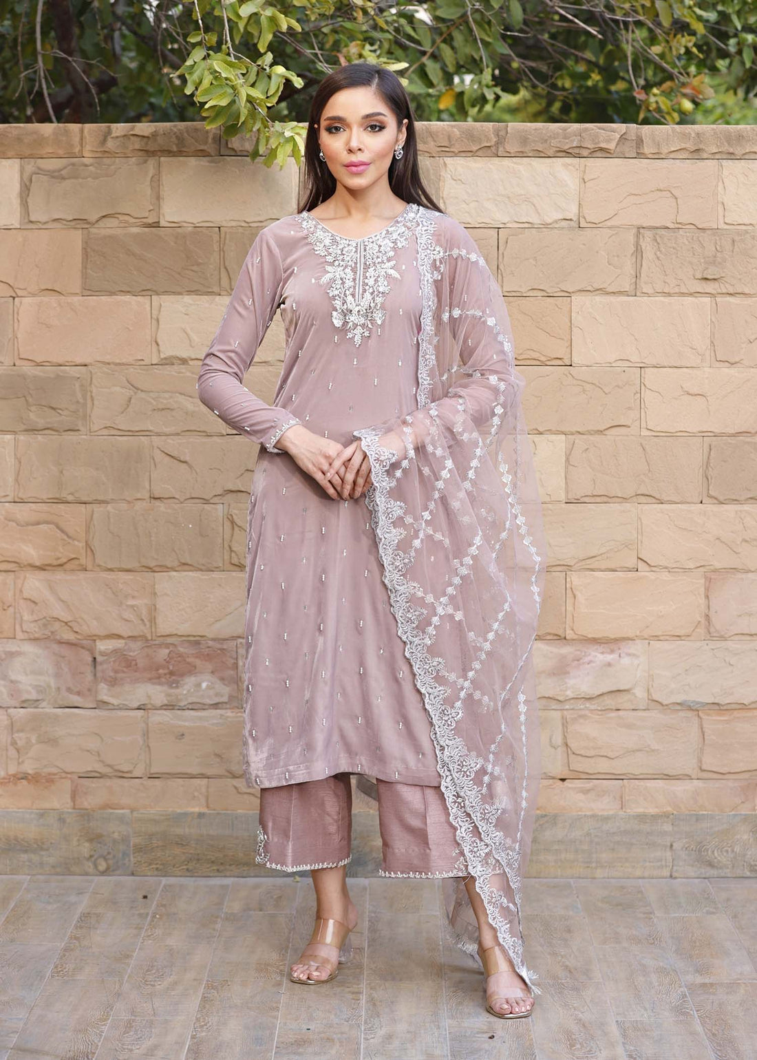 Mahum Asad | Winter Edit | VIDA by Mahum Asad - Designer Dress - Type: Ladies Clothes - Available at Libayah - 100% Original