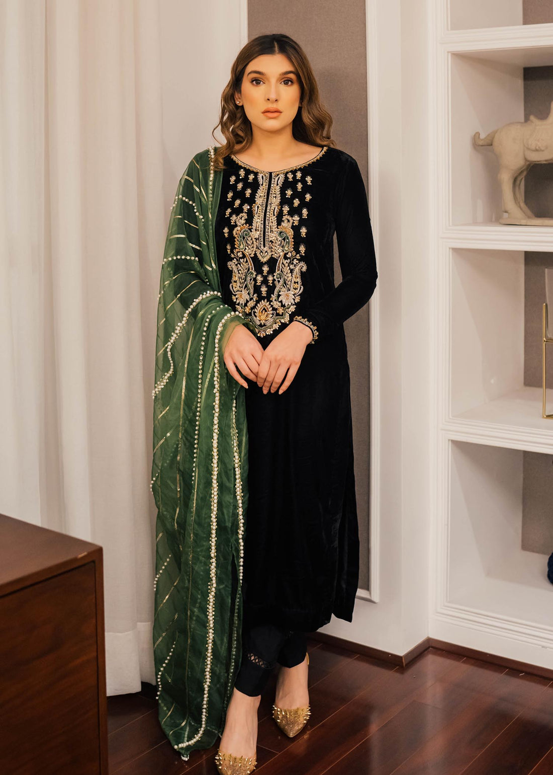Mahum Asad | Winter Edit | Ivy by Mahum Asad - Designer Dress - Type: Ladies Clothes - Available at Libayah - 100% Original