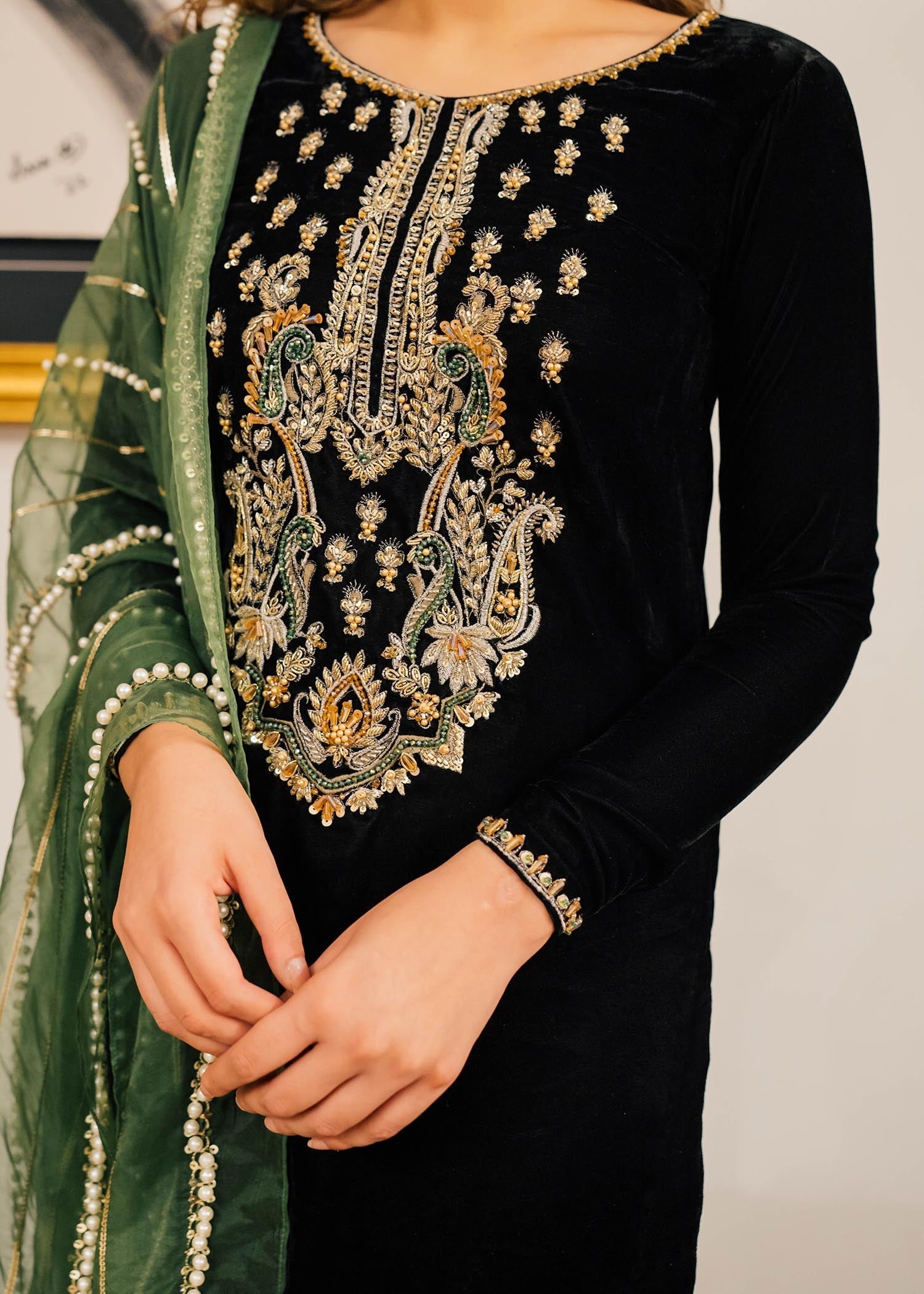Mahum Asad | Winter Edit | Ivy by Mahum Asad - Designer Dress - Type: Ladies Clothes - Available at Libayah - 100% Original