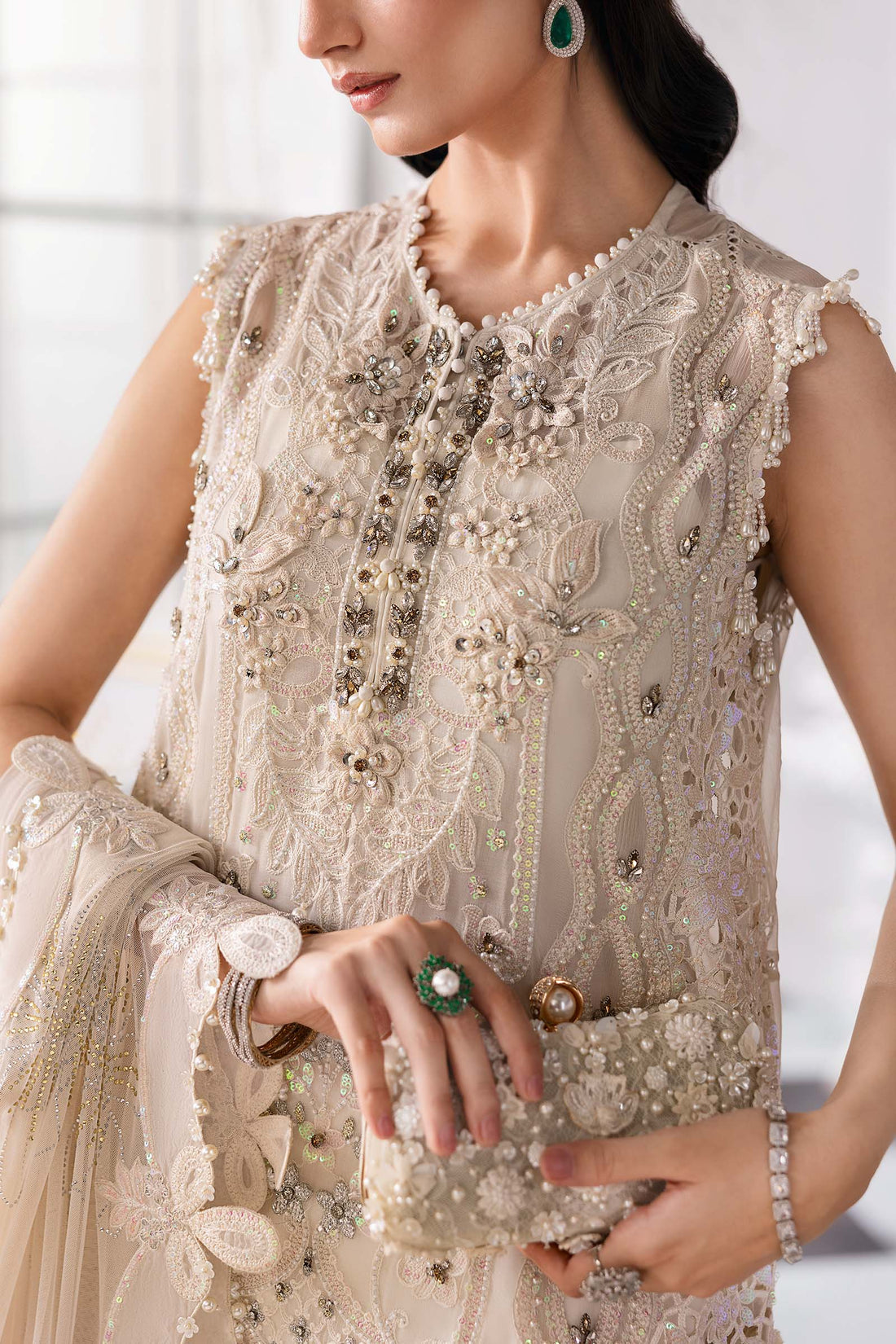 Maria B | Mbroidered 2025 | BD-3007 by Maria B - Designer Dress  - Type : Ladies Clothes - Available at Libayah - 100% Original 