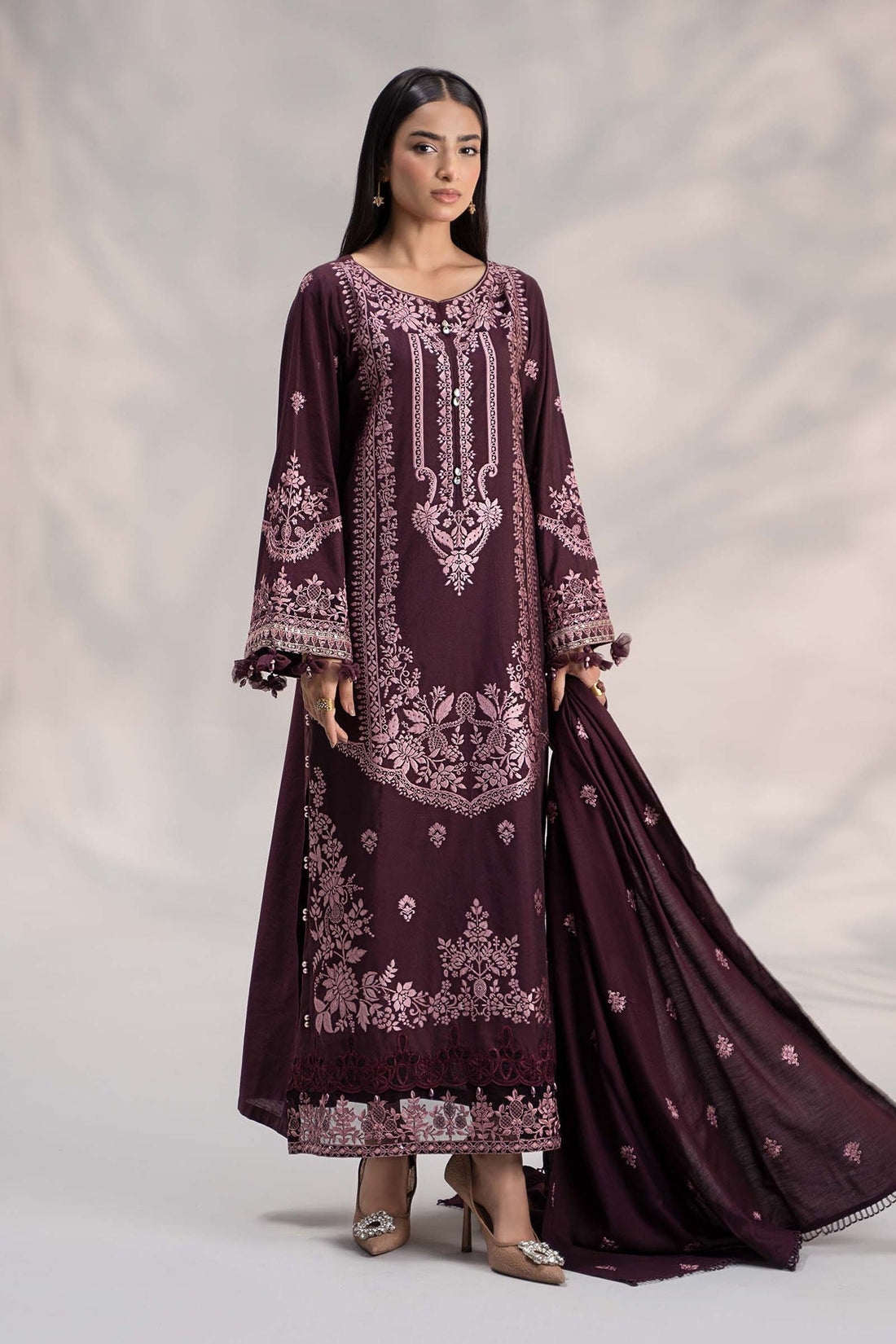 Maria B | Casual Pret 2024 |  DW-W24-21 by Maria B - Designer Dress - Type: Ladies Clothes - Available at Libayah - 100% Original