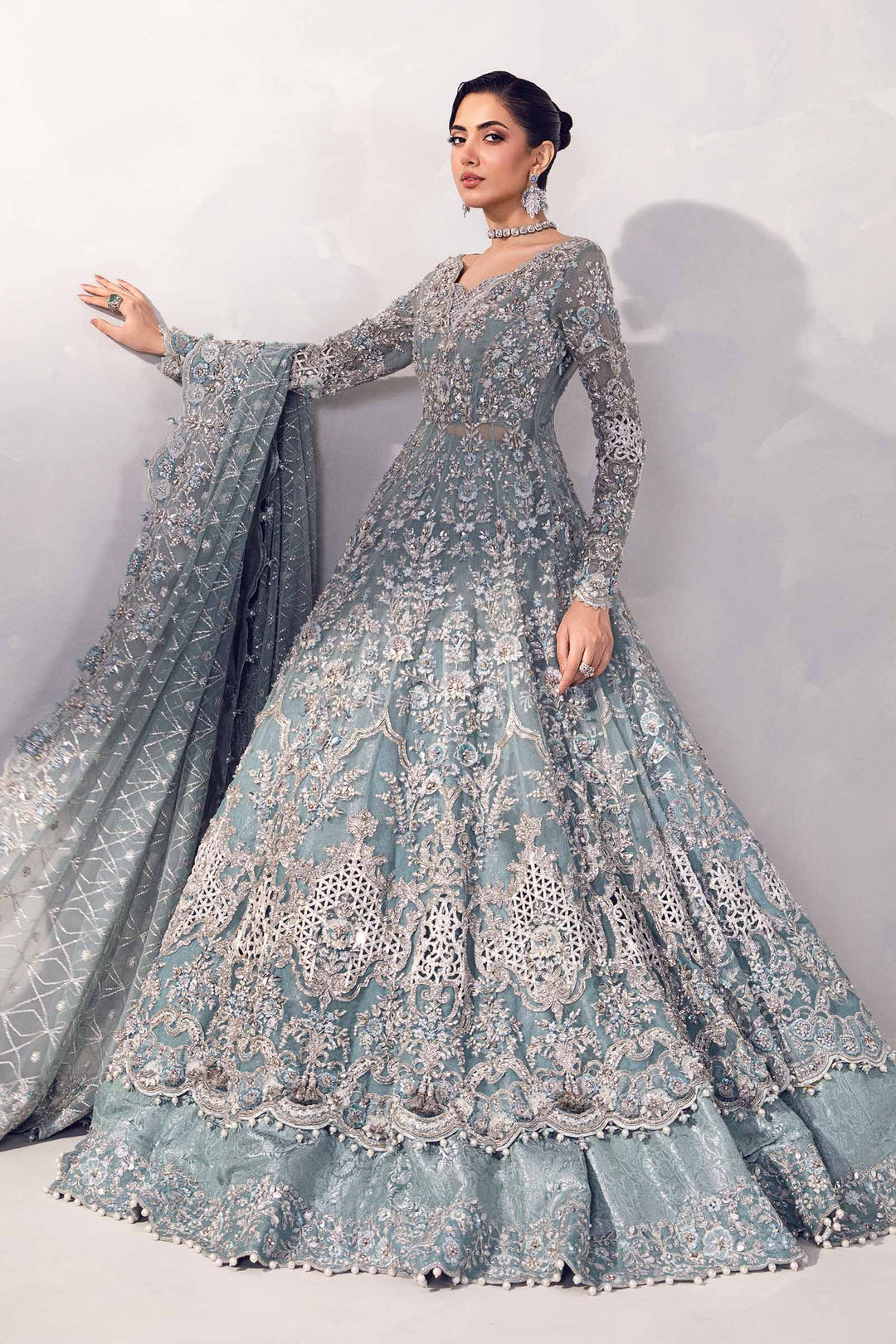 Maria B | Couture | Fayruz by Maria B - Designer Dress - Type: Ladies Clothes - Available at Libayah - 100% Original