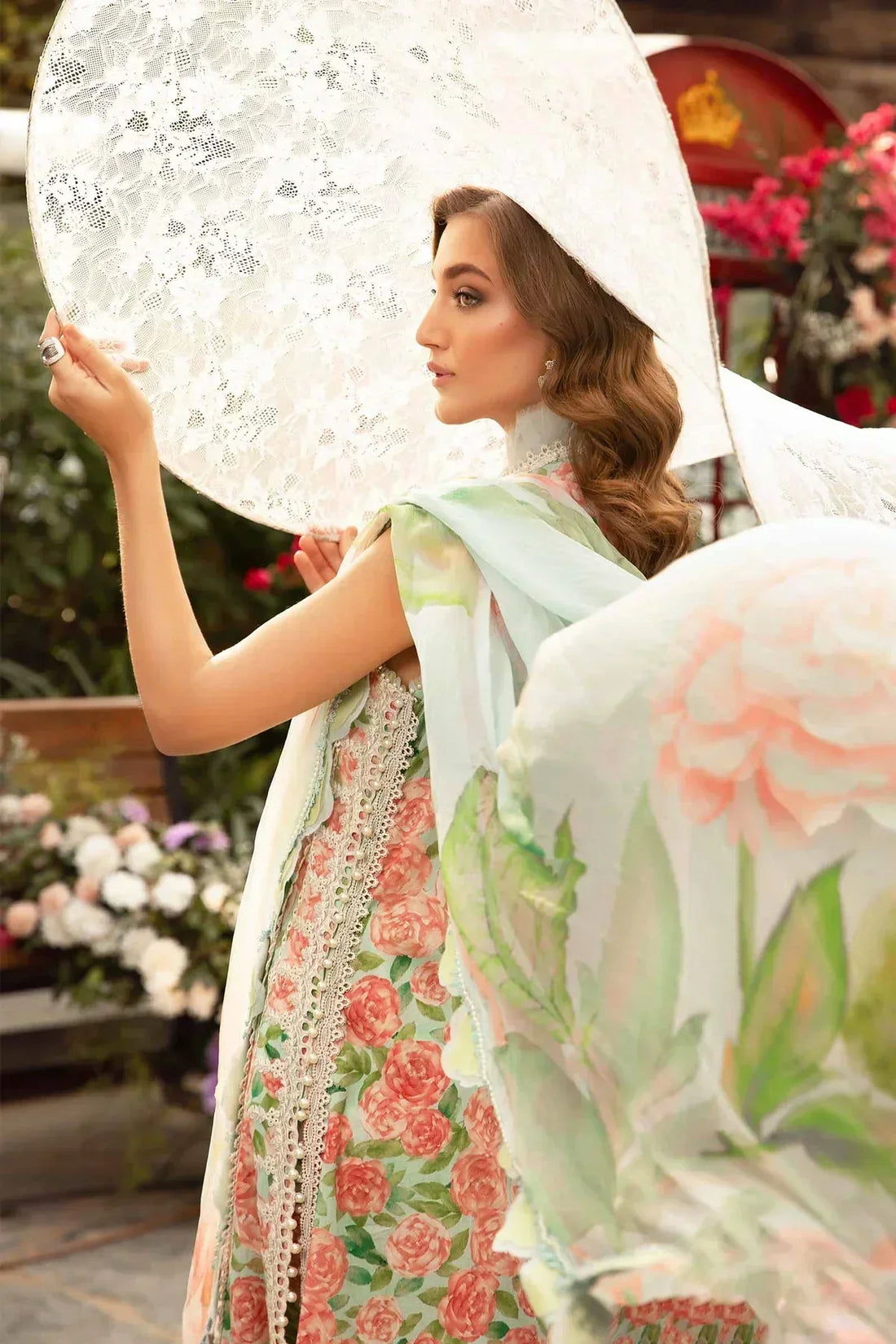 Maria B | M Prints Spring 24 | MPT-2106-A by Maria B - Designer Dress  - Type : Ladies Clothes - Available at Libayah - 100% Original 