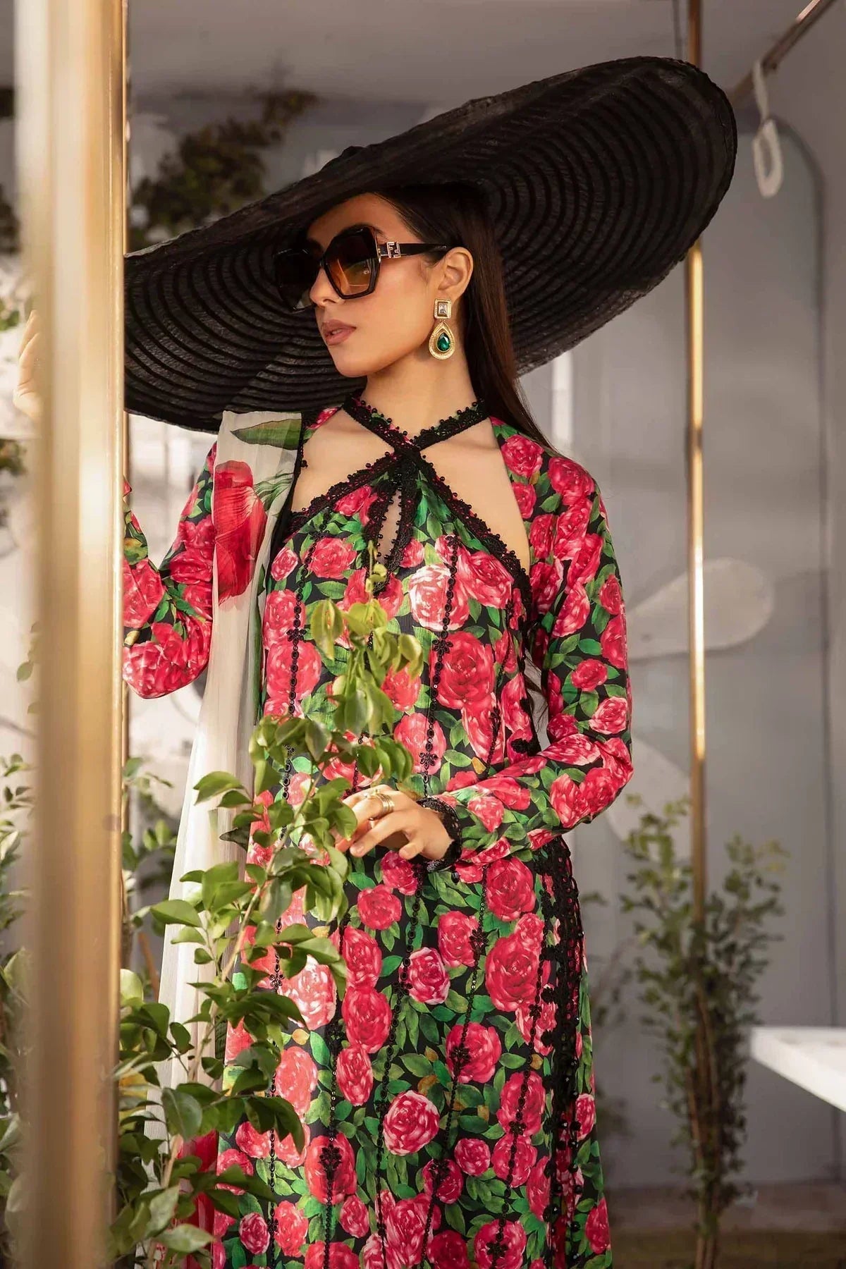 Maria B | M Prints Spring 24 | MPT-2106-B by Maria B - Designer Dress  - Type : Ladies Clothes - Available at Libayah - 100% Original 