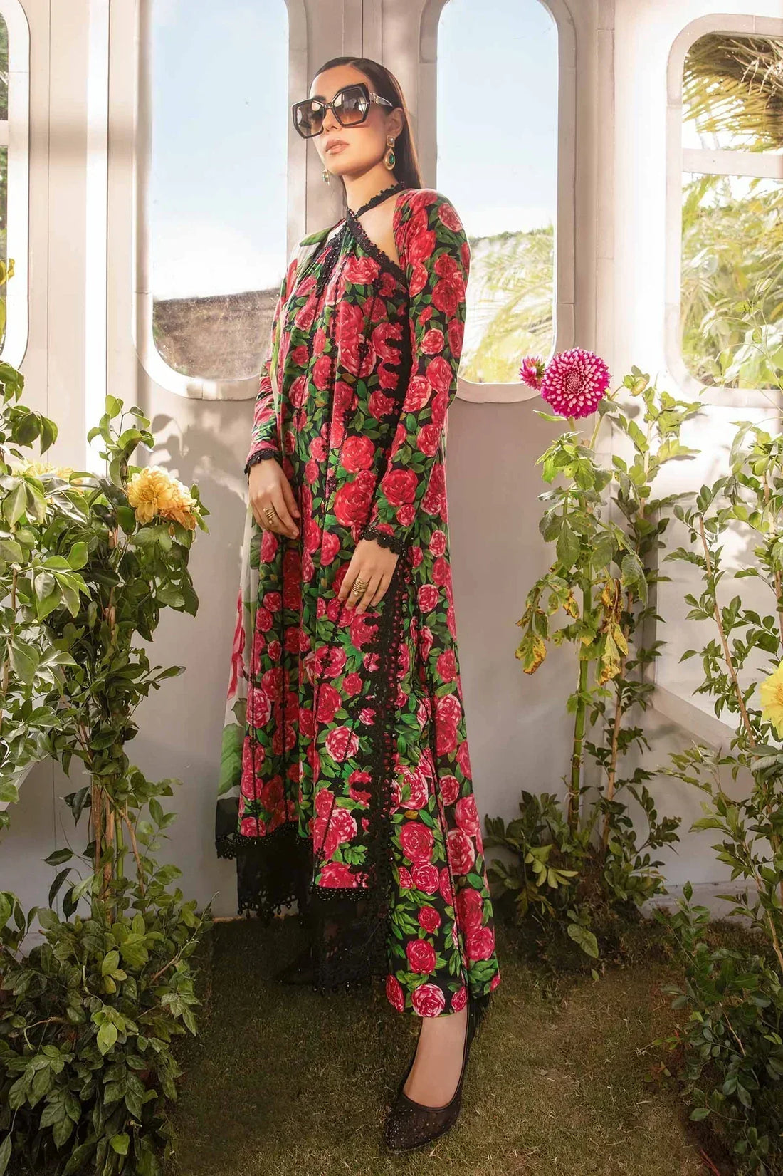 Maria B | M Prints Spring 24 | MPT-2106-B by Maria B - Designer Dress  - Type : Ladies Clothes - Available at Libayah - 100% Original 