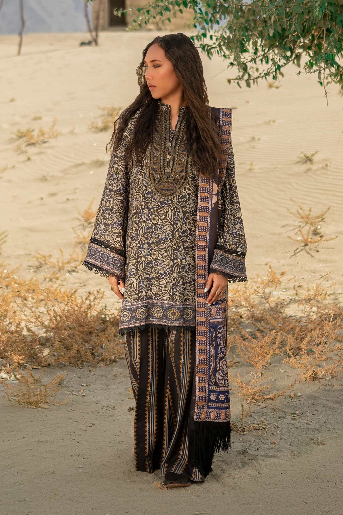 Maria B | Winter Basics 2024 |  511-A by Maria B - Designer Dress - Type: Ladies Clothes - Available at Libayah - 100% Original