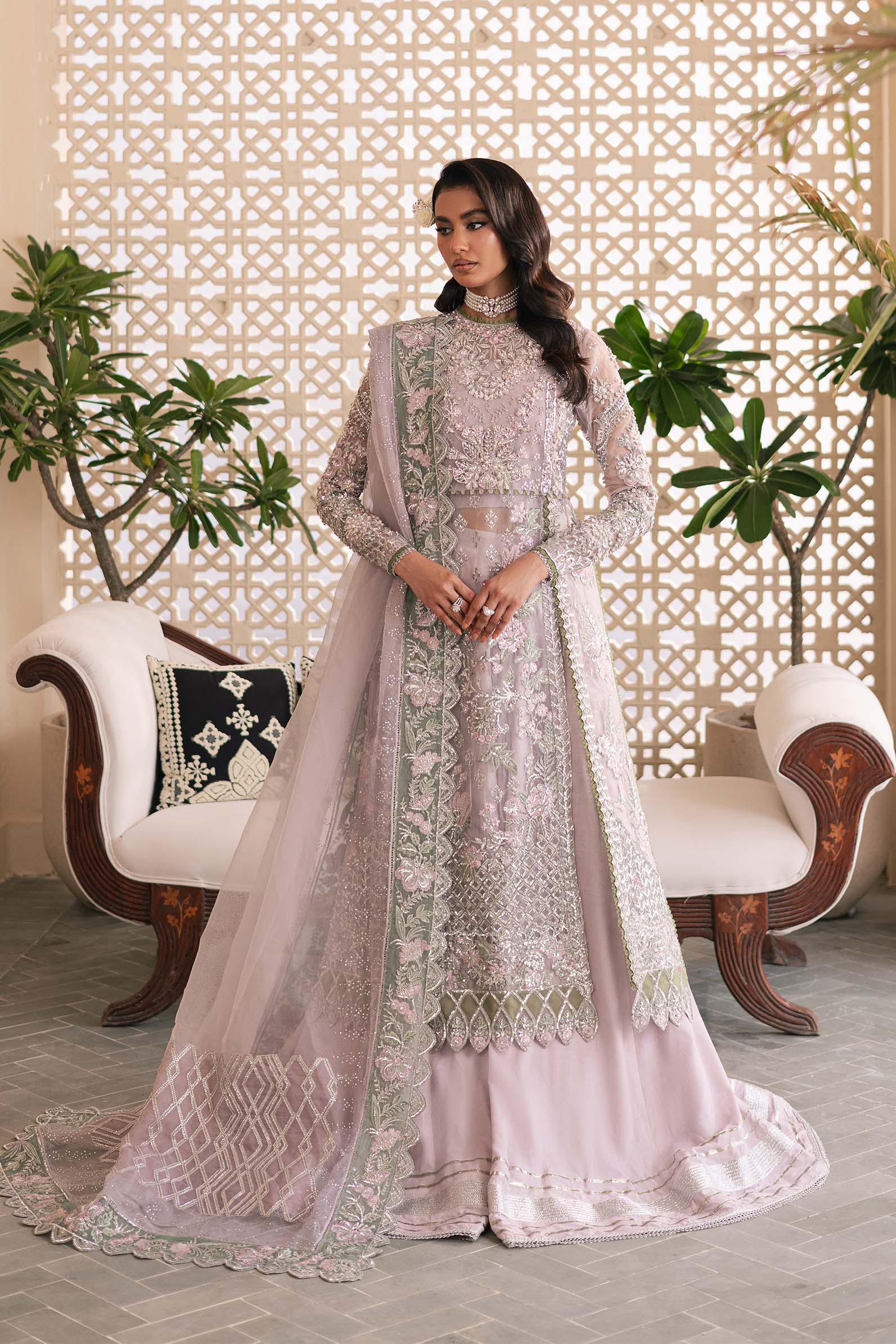 Maryam Hussain | Marwa Luxury Formals 24 | Gia by Maryam Hussain - Designer Dress - Type: Ladies Clothes - Available at Libayah - 100% Original