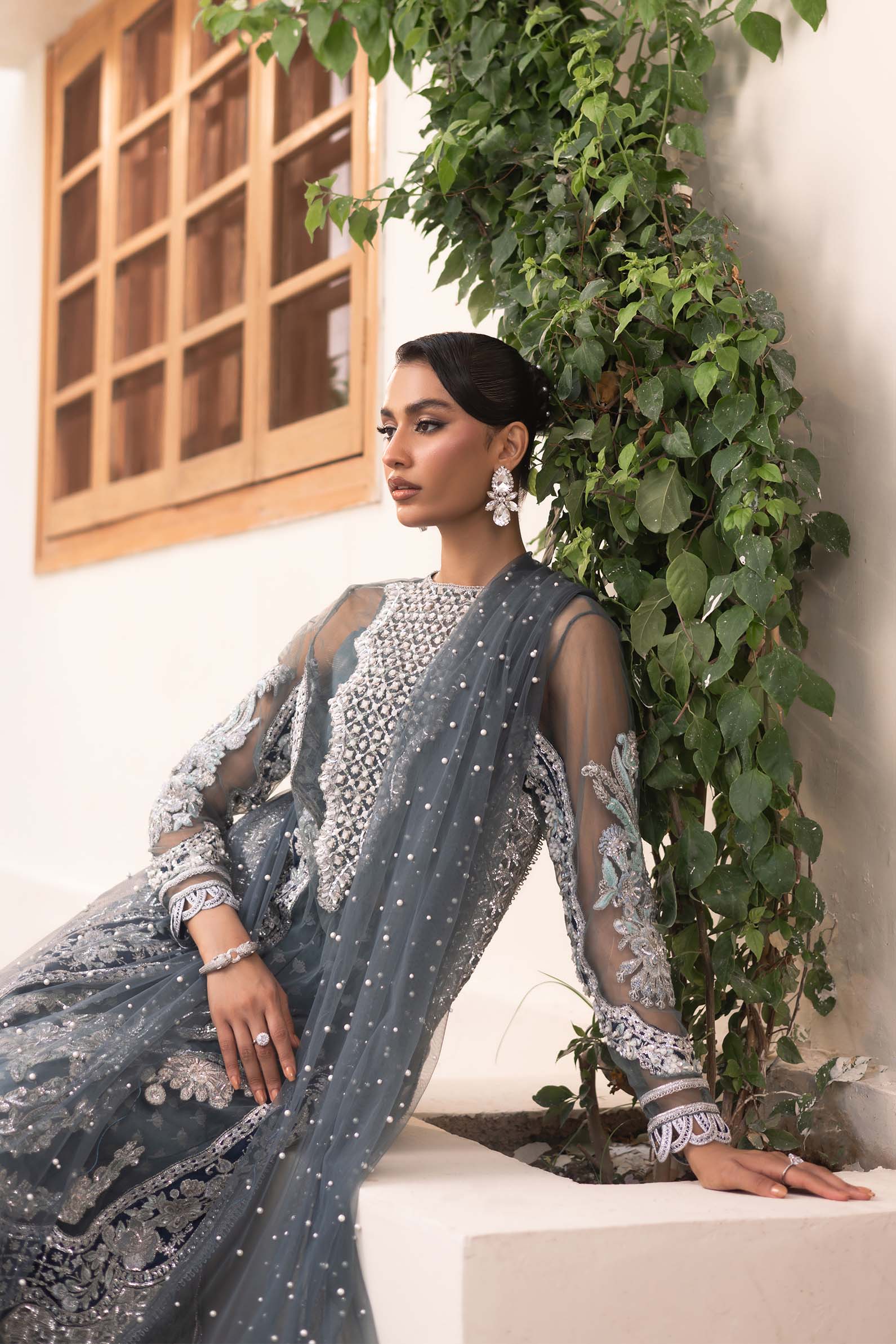 Maryam Hussain | Marwa Luxury Formals 24 | Zari by Maryam Hussain - Designer Dress - Type: Ladies Clothes - Available at Libayah - 100% Original