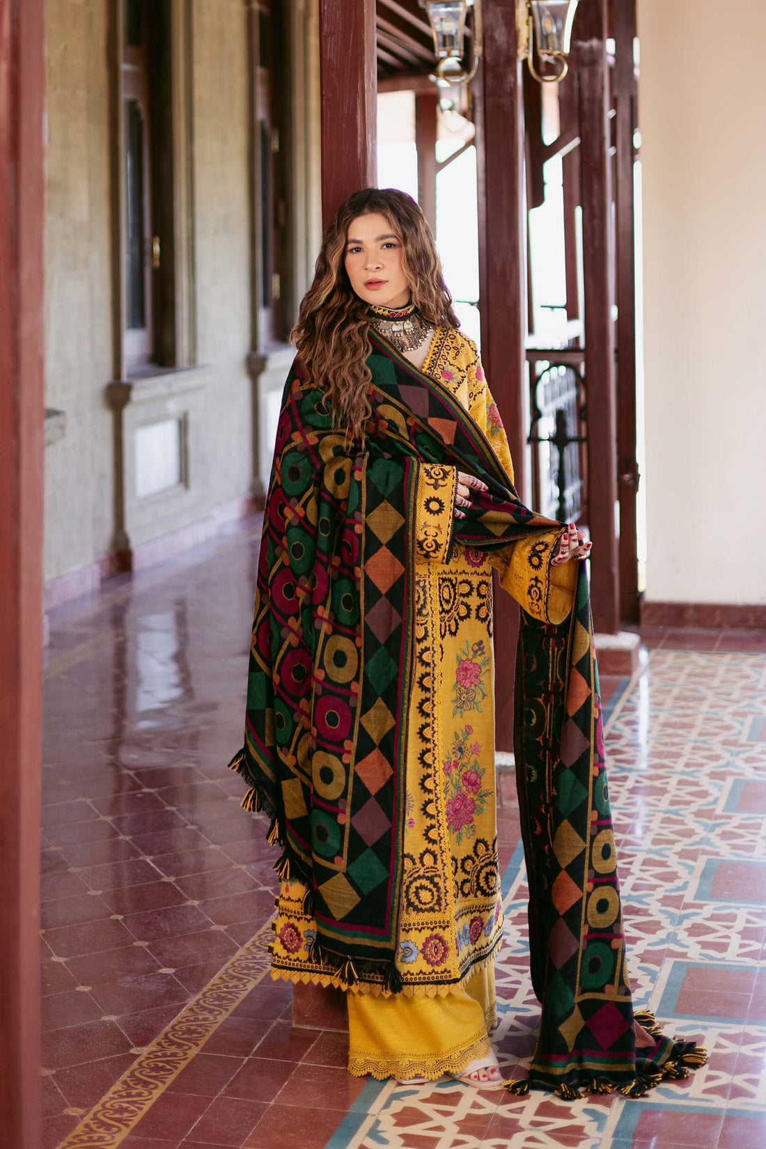 Maryam Hussain | Silk Edit |  Hazel by Maryam Hussain - Designer Dress - Type: Ladies Clothes - Available at Libayah - 100% Original