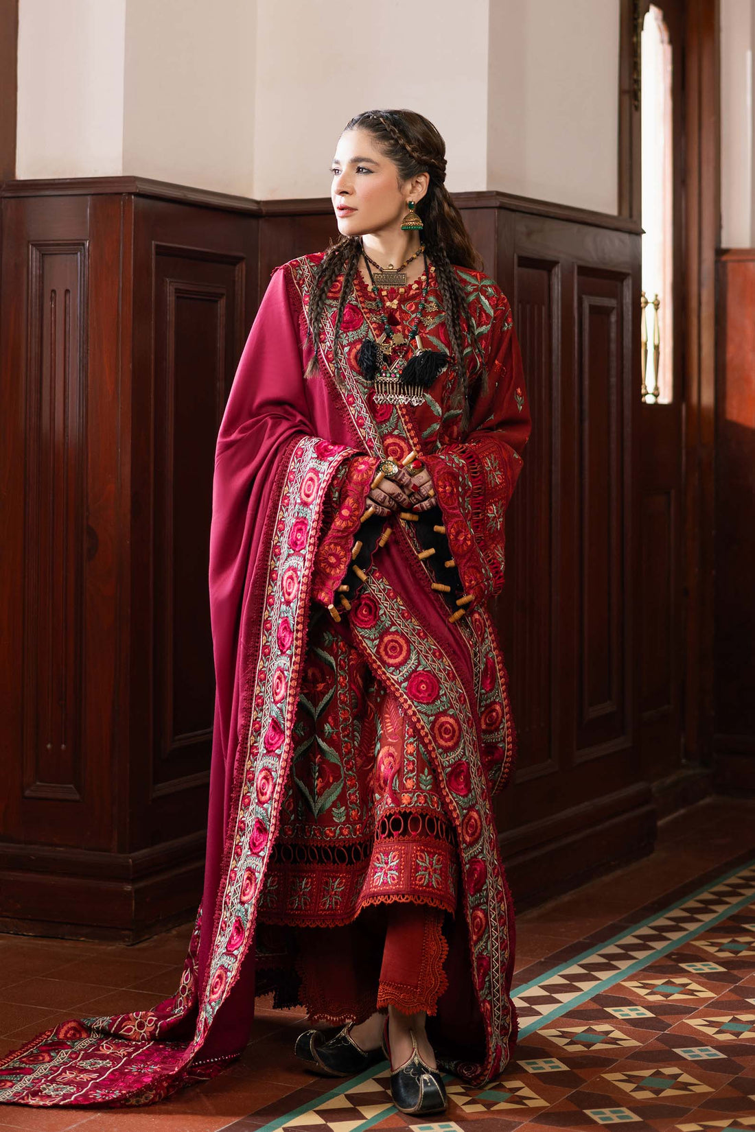Maryam Hussain | Silk Edit |  Fall by Maryam Hussain - Designer Dress - Type: Ladies Clothes - Available at Libayah - 100% Original