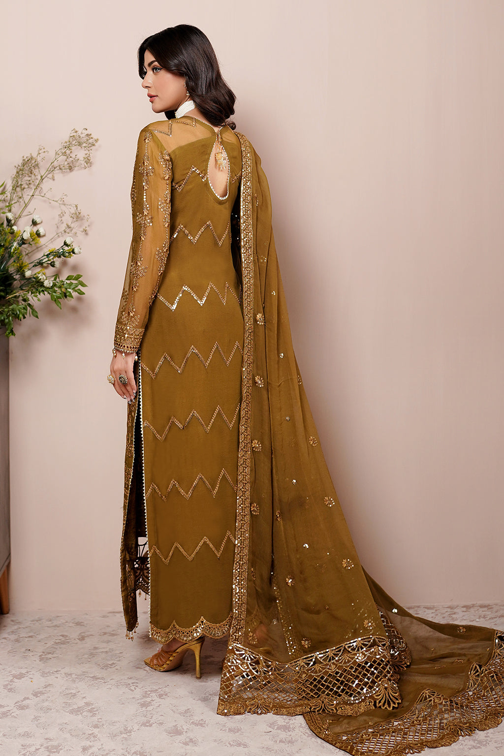 Maryams | Aarzu Formals | Dalisay-A-8008 by Maryams - Designer Dress - Type: Ladies Clothes - Available at Libayah - 100% Original