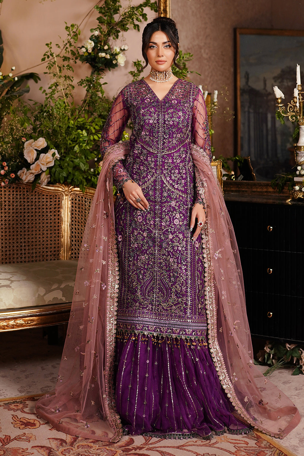 Maryams | Aarzu Formals | Elayha-A-8002 by Maryams - Designer Dress - Type: Ladies Clothes - Available at Libayah - 100% Original