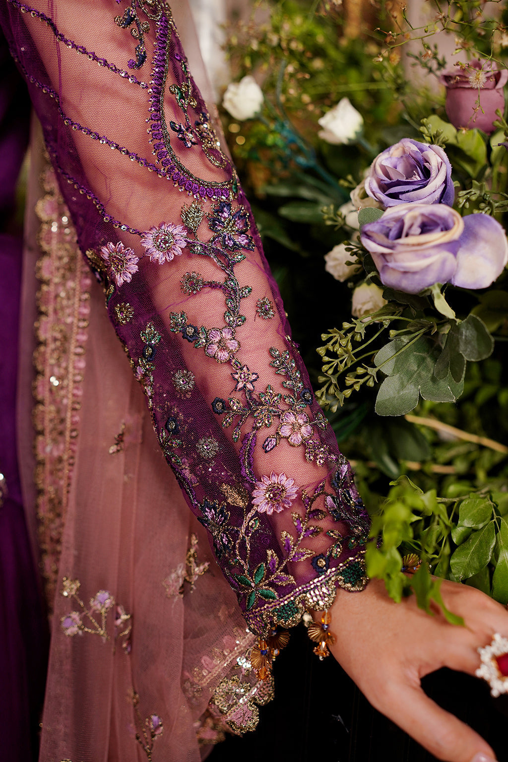 Maryams | Aarzu Formals | Elayha-A-8002 by Maryams - Designer Dress - Type: Ladies Clothes - Available at Libayah - 100% Original