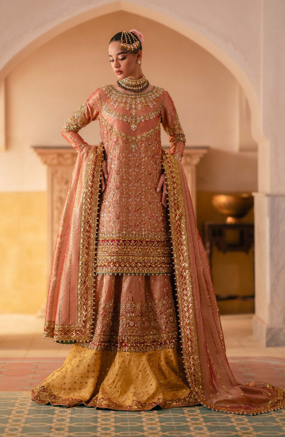 Maryum N Maria | Gul Posh Wedding Formals | ZUMANI BEGUM - MS40068 by Maryum N Maria - Designer Dress - Type: Ladies Clothes - Available at Libayah - 100% Original