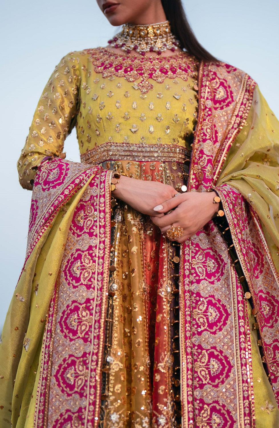 Maryum N Maria | Gul Posh Wedding Formals | PAKEEZA - MS40069 by Maryum N Maria - Designer Dress - Type: Ladies Clothes - Available at Libayah - 100% Original