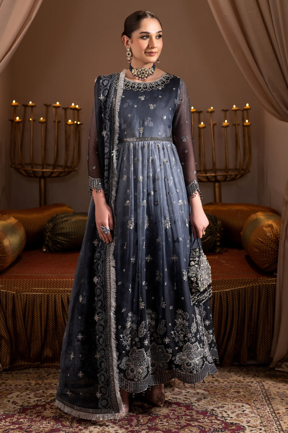 Alizeh | Jhalak Formals | AF-JHLK-08-MASTANI by Alizeh - Designer Dress - Type: Ladies Clothes - Available at Libayah - 100% Original