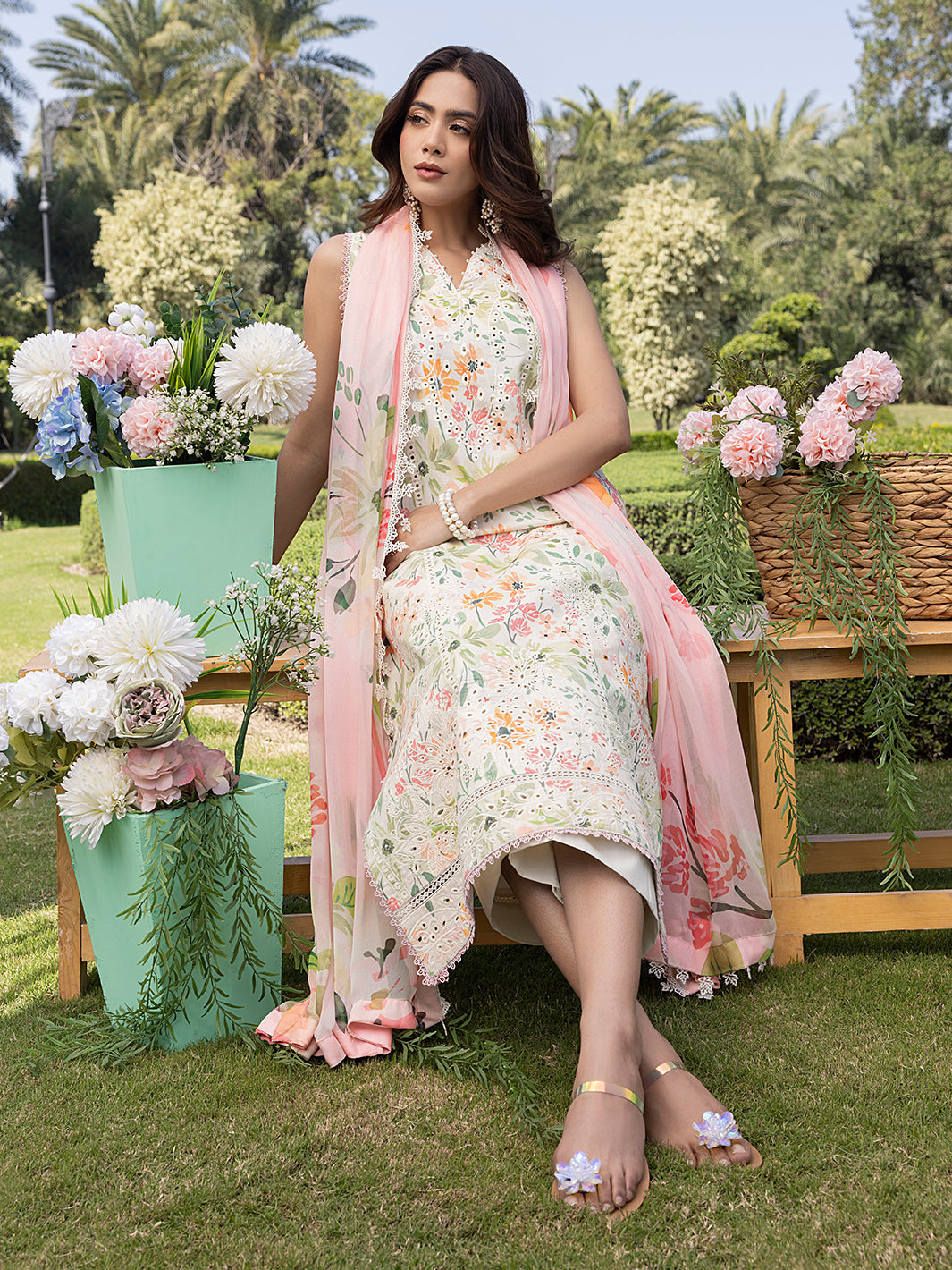 Izel | Oh Spring Lawn 25 | MEADOW by Izel - Designer Dress - Type: Ladies Clothes - Available at Libayah - 100% Original