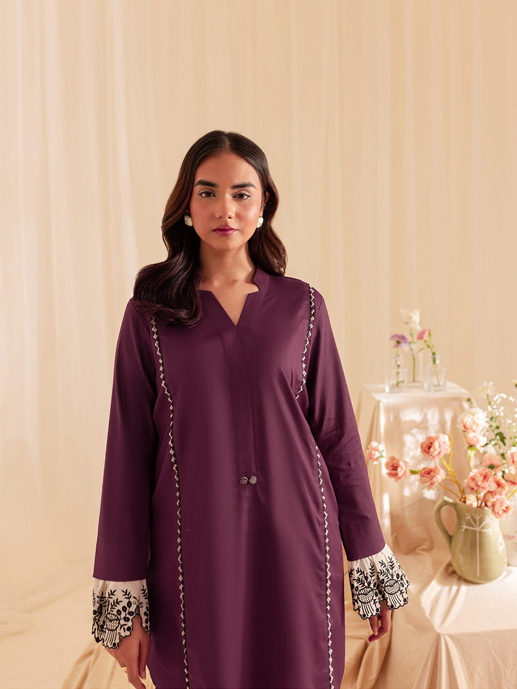 Mahnur | Petal Whispers Lawn Pret | Meadow by Mahnur - Designer Dress - Type: Ladies Clothes - Available at Libayah - 100% Original