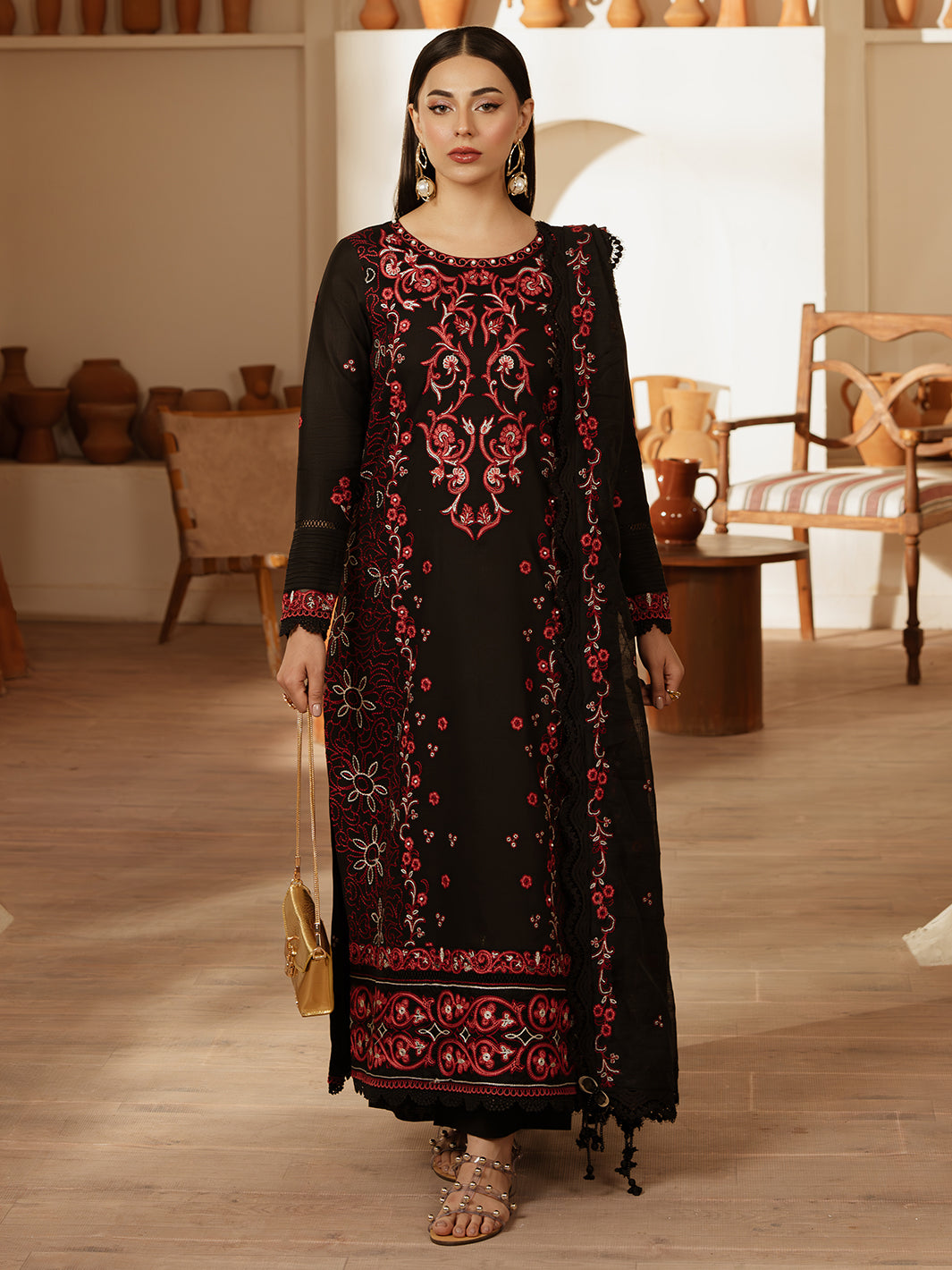 Mahnur | Florence Luxury Lawn 25 | MEHARMAH by Mahnur - Designer Dress - Type: Ladies Clothes - Available at Libayah - 100% Original