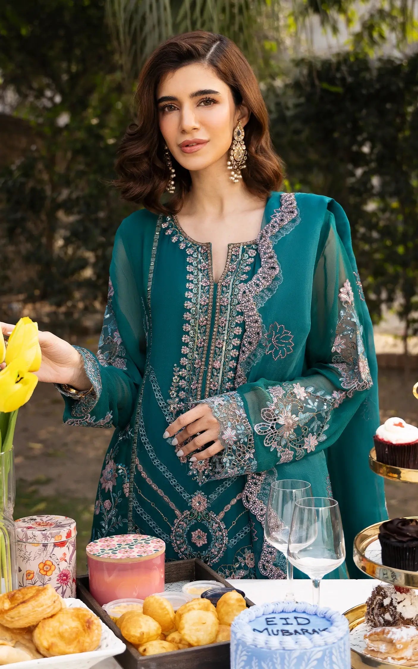 Asifa and Nabeel | Sunehri Eid 25 | Meher-(SEF25-01) by Asifa and Nabeel - Designer Dress - Type: Ladies Clothes - Available at Libayah - 100% Original