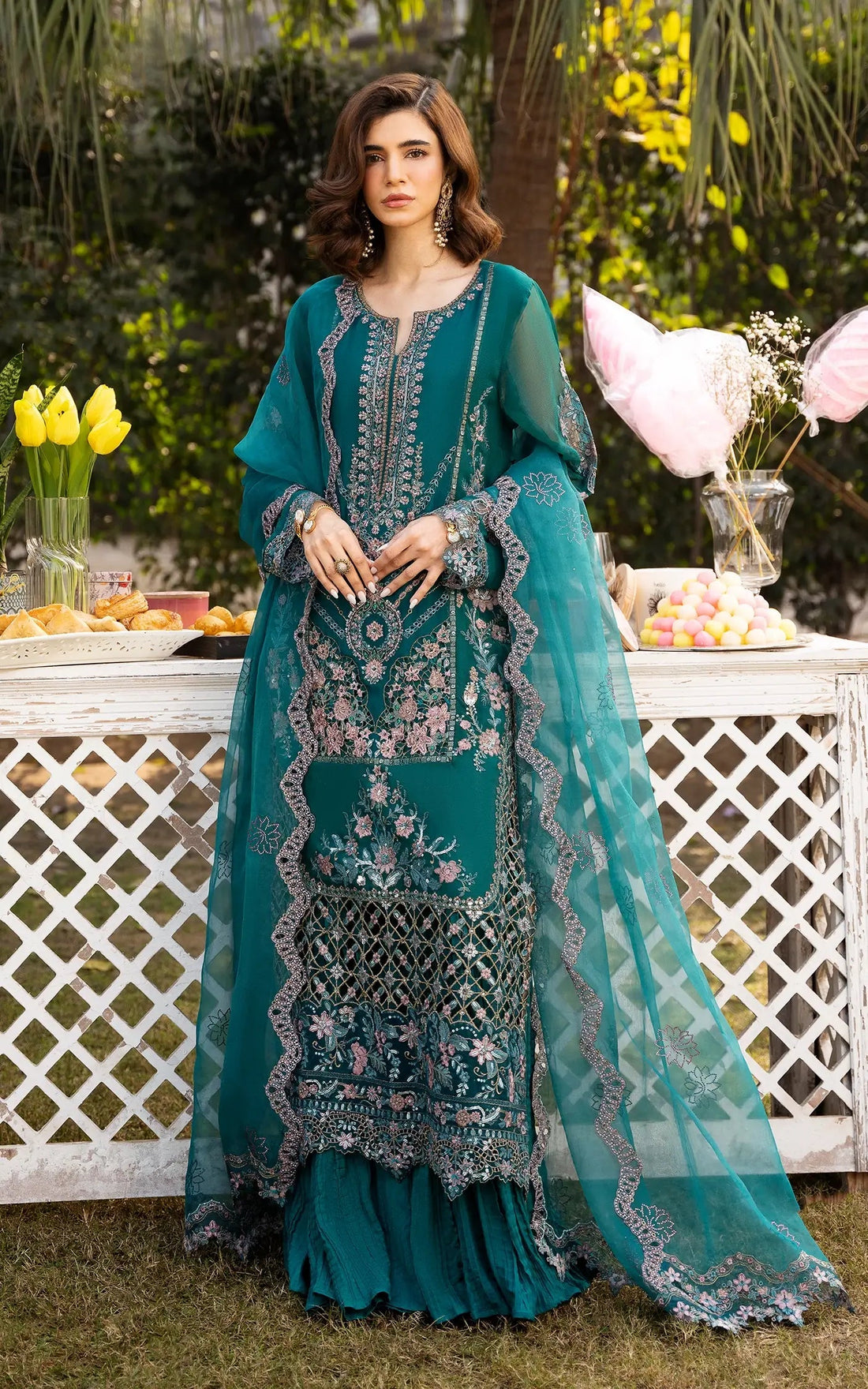 Asifa and Nabeel | Sunehri Eid 25 | Meher-(SEF25-01) by Asifa and Nabeel - Designer Dress - Type: Ladies Clothes - Available at Libayah - 100% Original
