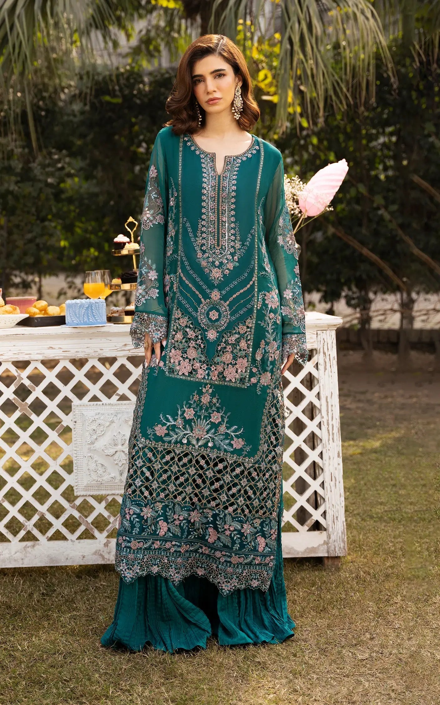 Asifa and Nabeel | Sunehri Eid 25 | Meher-(SEF25-01) by Asifa and Nabeel - Designer Dress - Type: Ladies Clothes - Available at Libayah - 100% Original