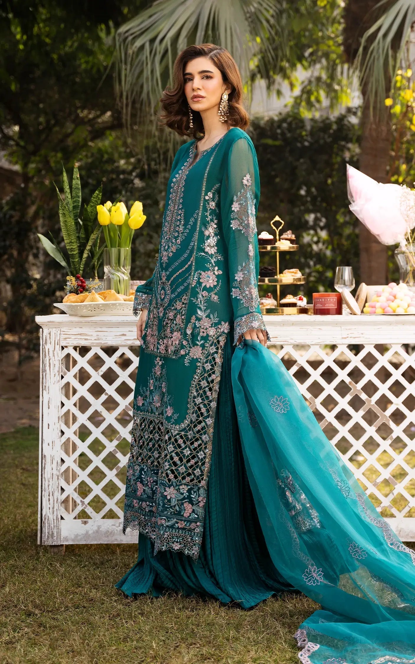 Asifa and Nabeel | Sunehri Eid 25 | Meher-(SEF25-01) by Asifa and Nabeel - Designer Dress - Type: Ladies Clothes - Available at Libayah - 100% Original
