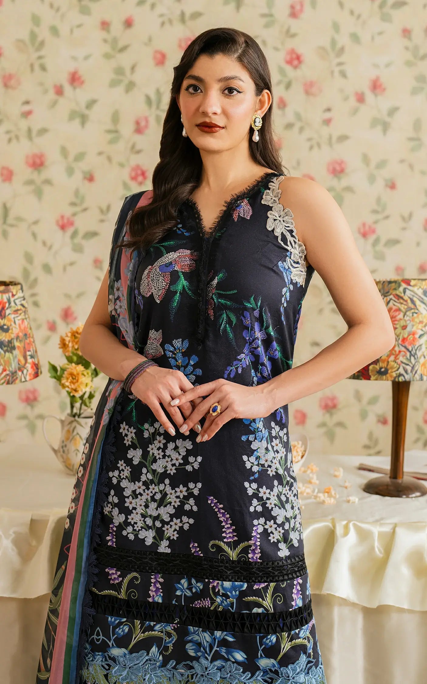 Asifa and Nabeel | Meraki Vintage 25 | Mehtab (MVL25-10) by Asifa and Nabeel - Designer Dress - Type: Ladies Clothes - Available at Libayah - 100% Original