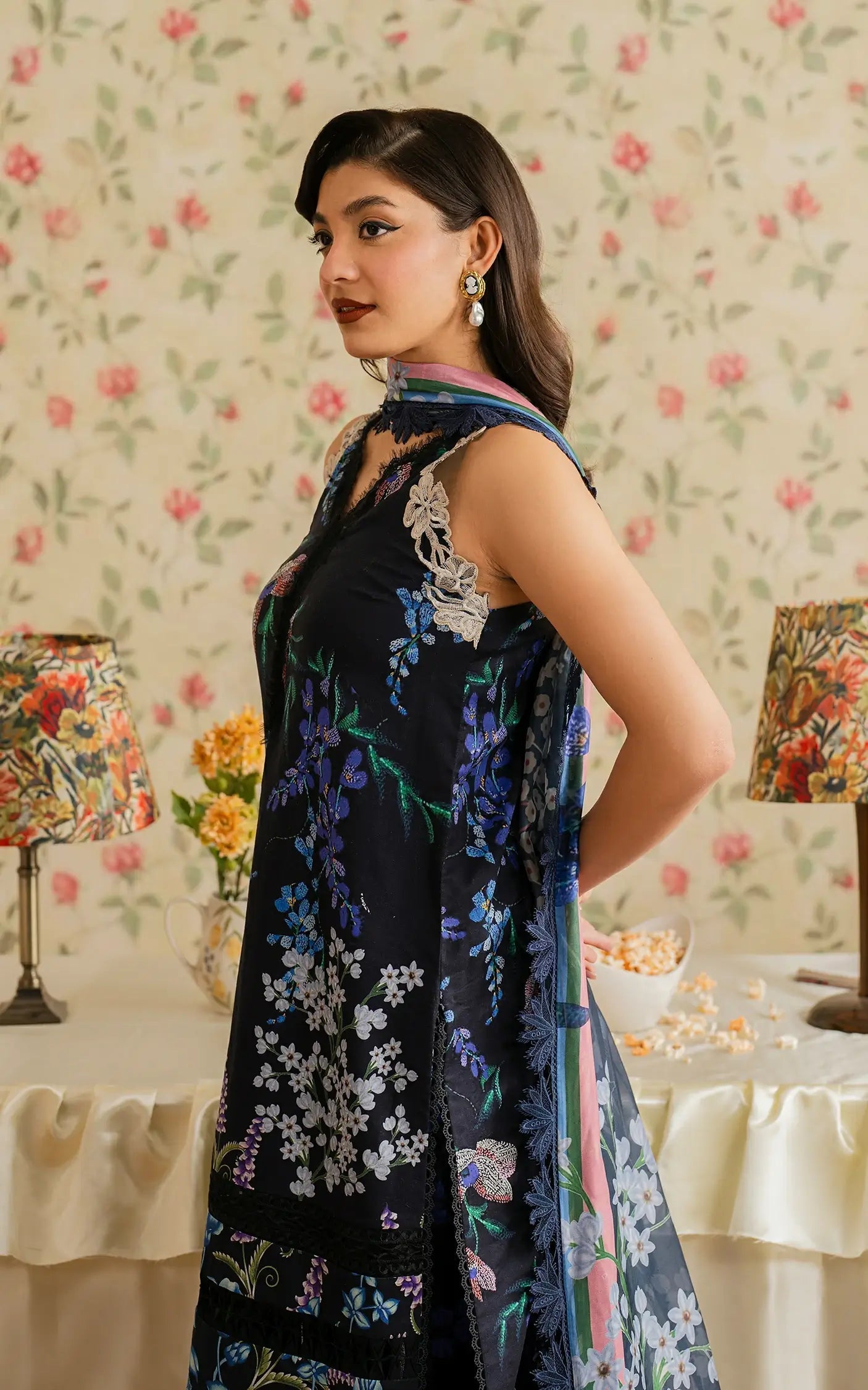 Asifa and Nabeel | Meraki Vintage 25 | Mehtab (MVL25-10) by Asifa and Nabeel - Designer Dress - Type: Ladies Clothes - Available at Libayah - 100% Original