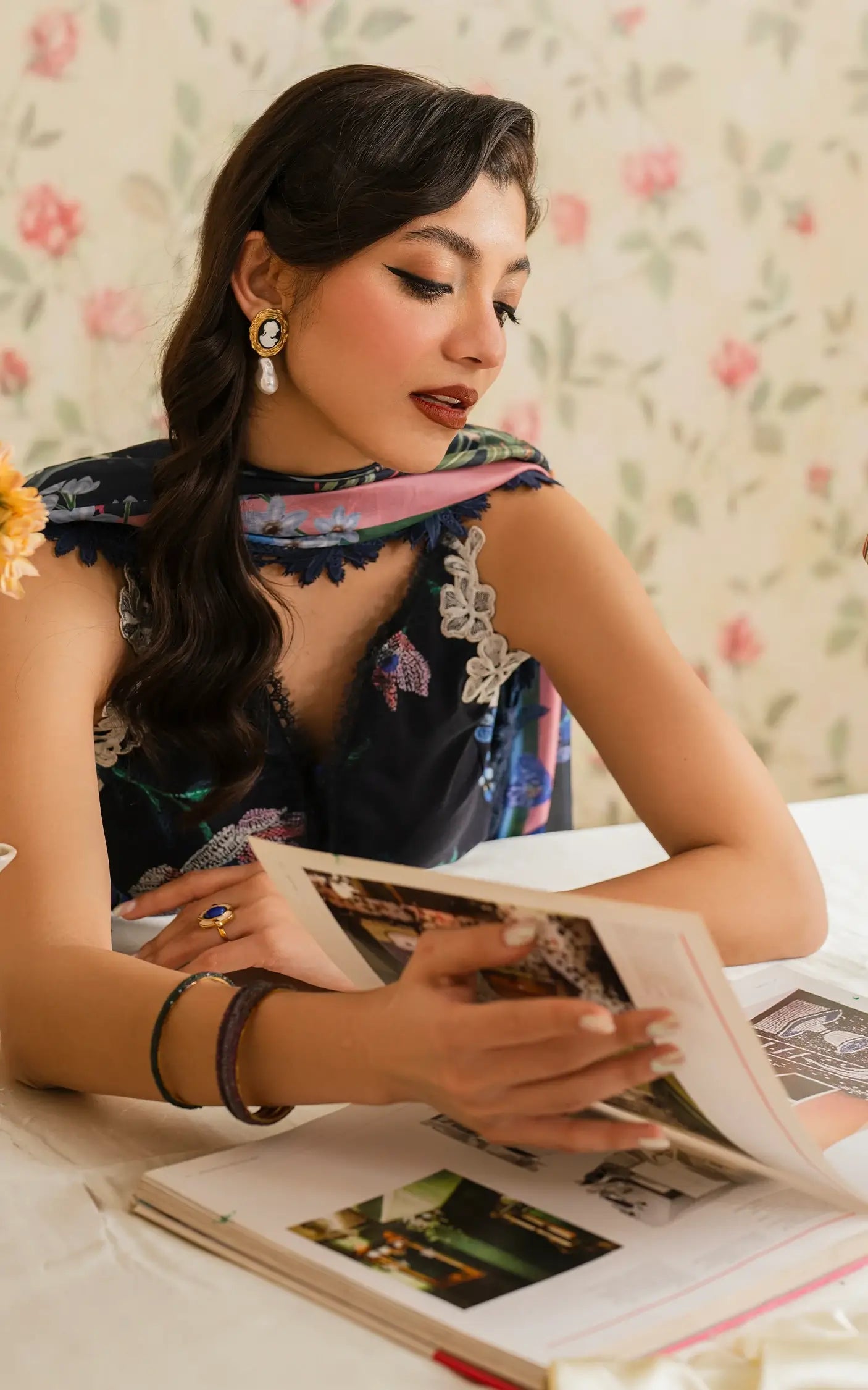 Asifa and Nabeel | Meraki Vintage 25 | Mehtab (MVL25-10) by Asifa and Nabeel - Designer Dress - Type: Ladies Clothes - Available at Libayah - 100% Original