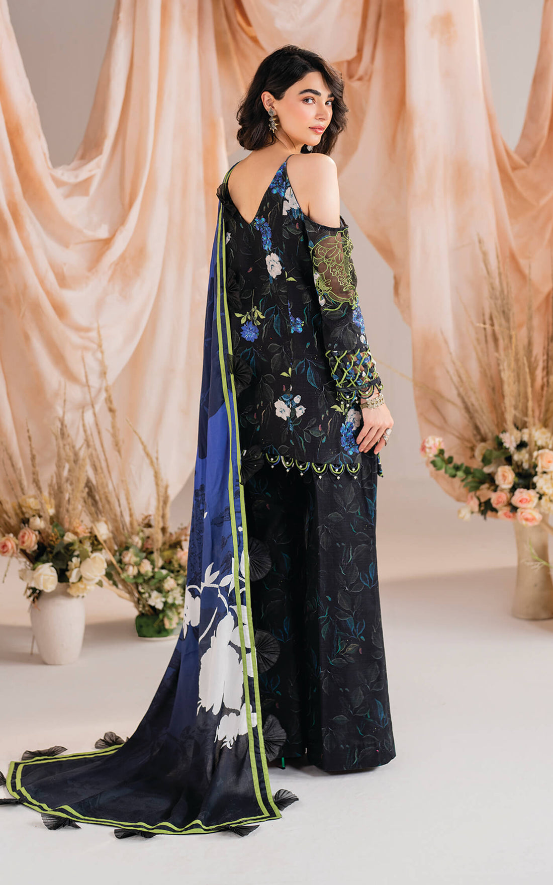 Asifa and Nabeel | Winter Meraki 24 | Midnight-MW-02 by Asifa and Nabeel - Designer Dress - Type: Ladies Clothes - Available at Libayah - 100% Original
